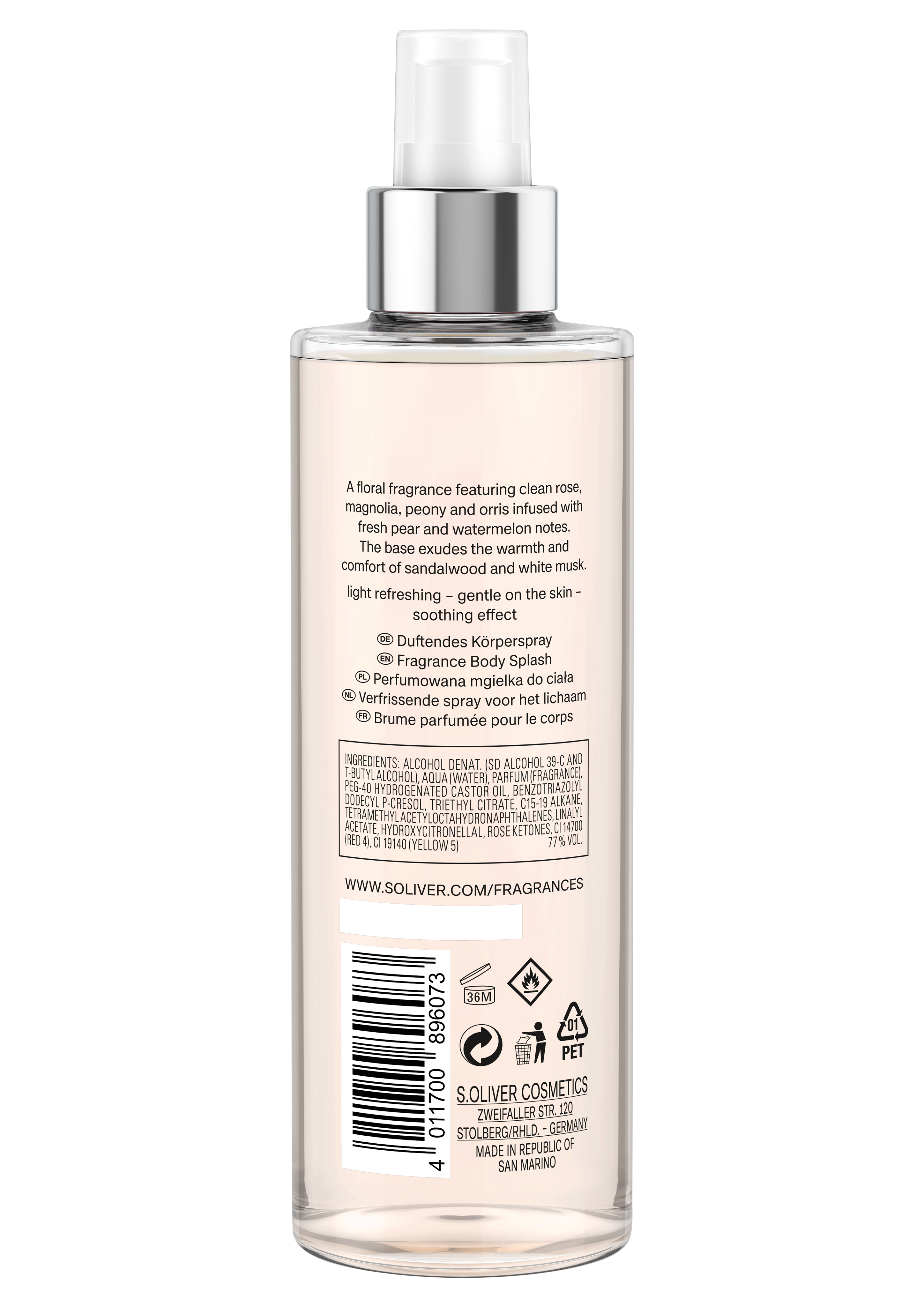 s.Oliver LIFE TIME WOMEN Bodyspray 250 ml