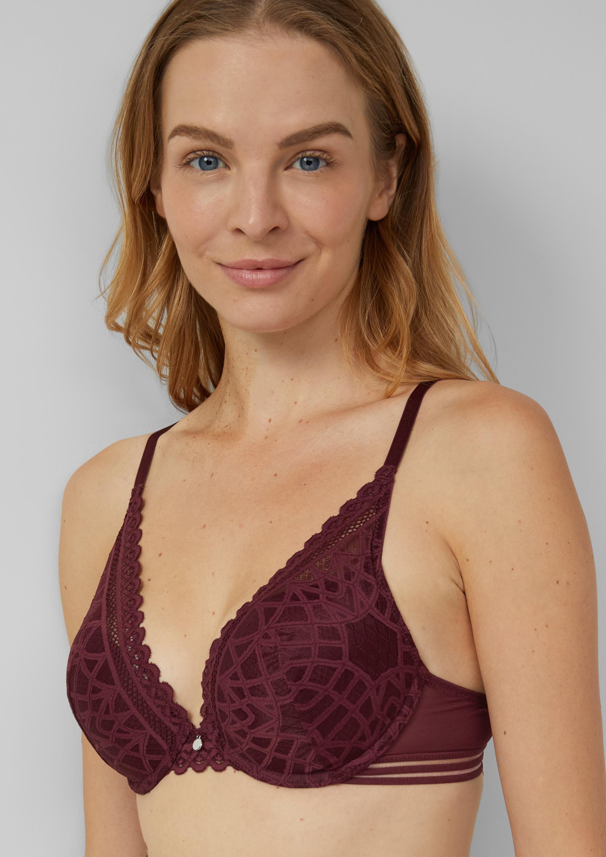 Women Push-up bra in red by s.Oliver