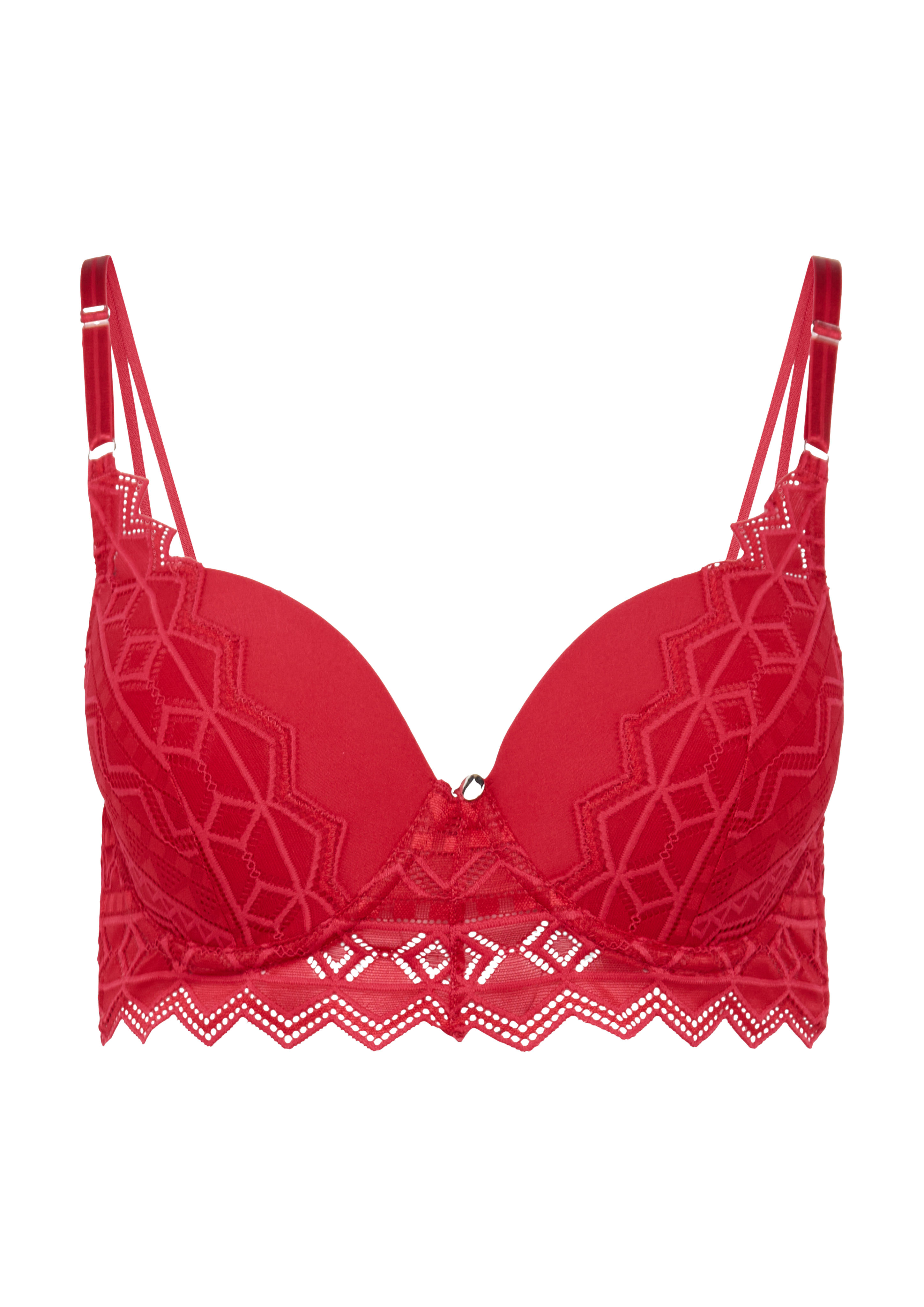 Push-up-bh met detail van kant