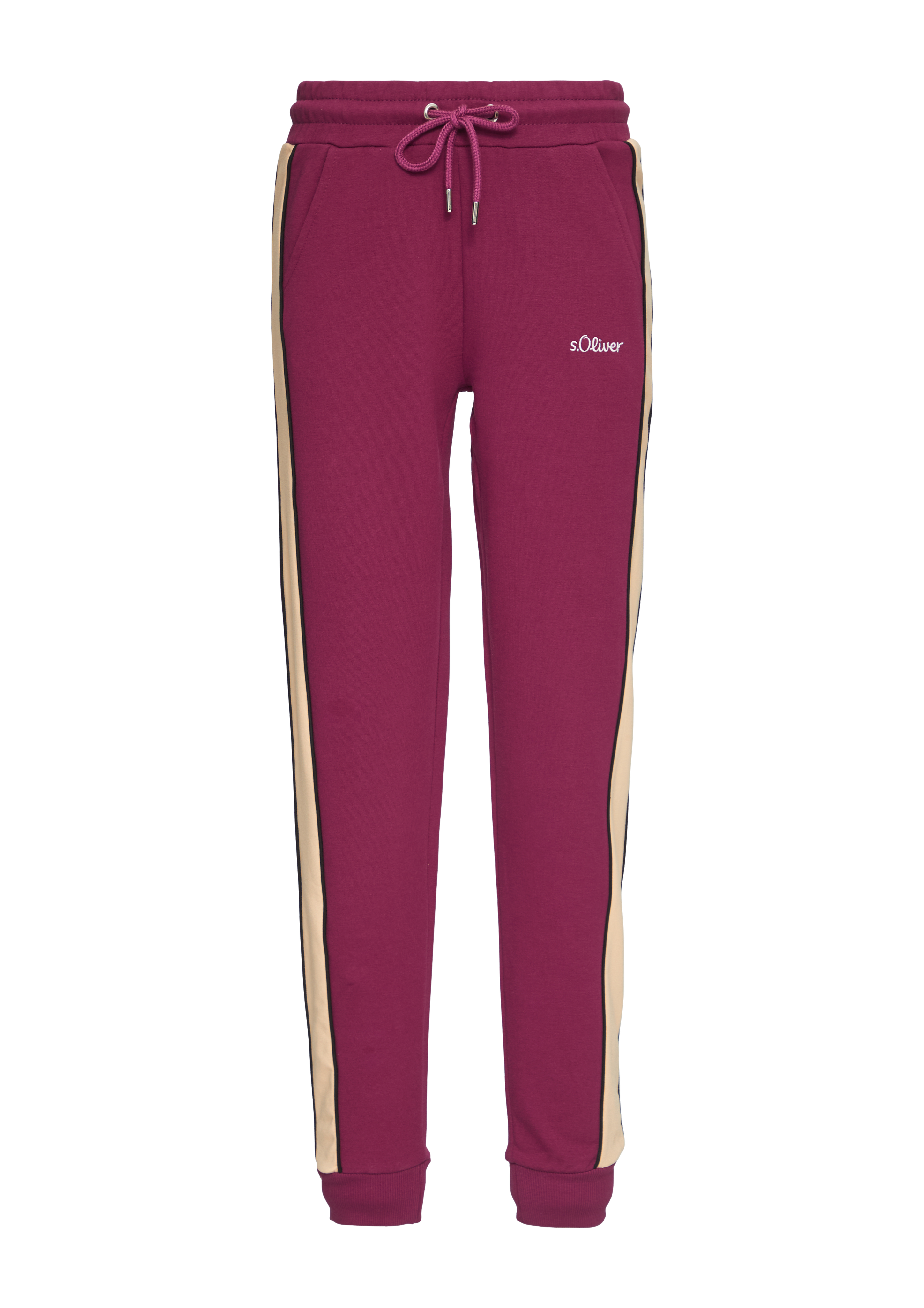 Joggingbroek met gestreept detail
