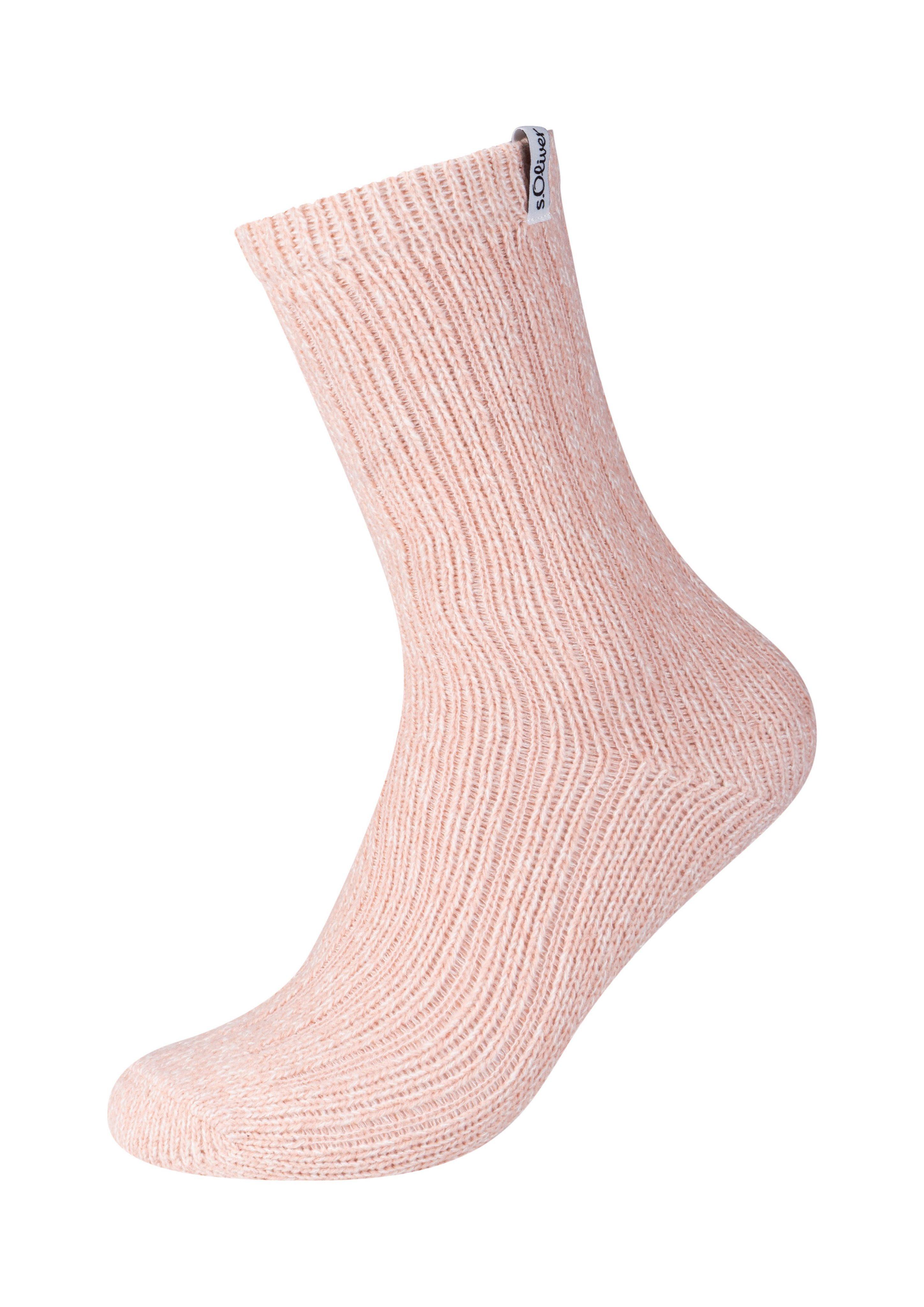 Damen Unisex Socken im Doppelpack in pink von s.Oliver