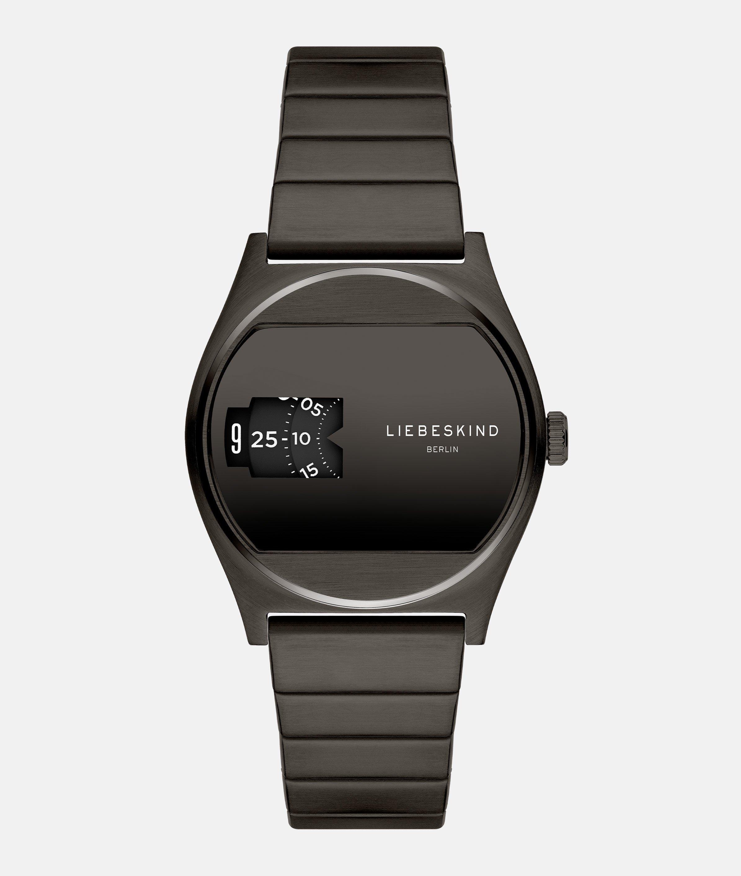 Liebeskind Berlin - Quarz-Uhr mit Edelstahlband -  schwarz