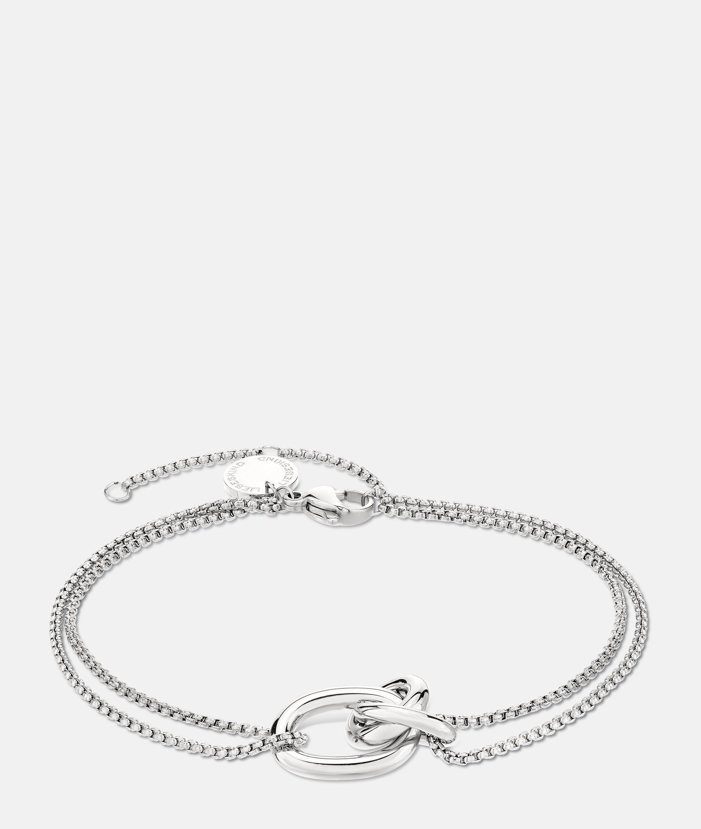 Liebeskind Berlin - Armband mit verschlungenem Anhänger -  silber