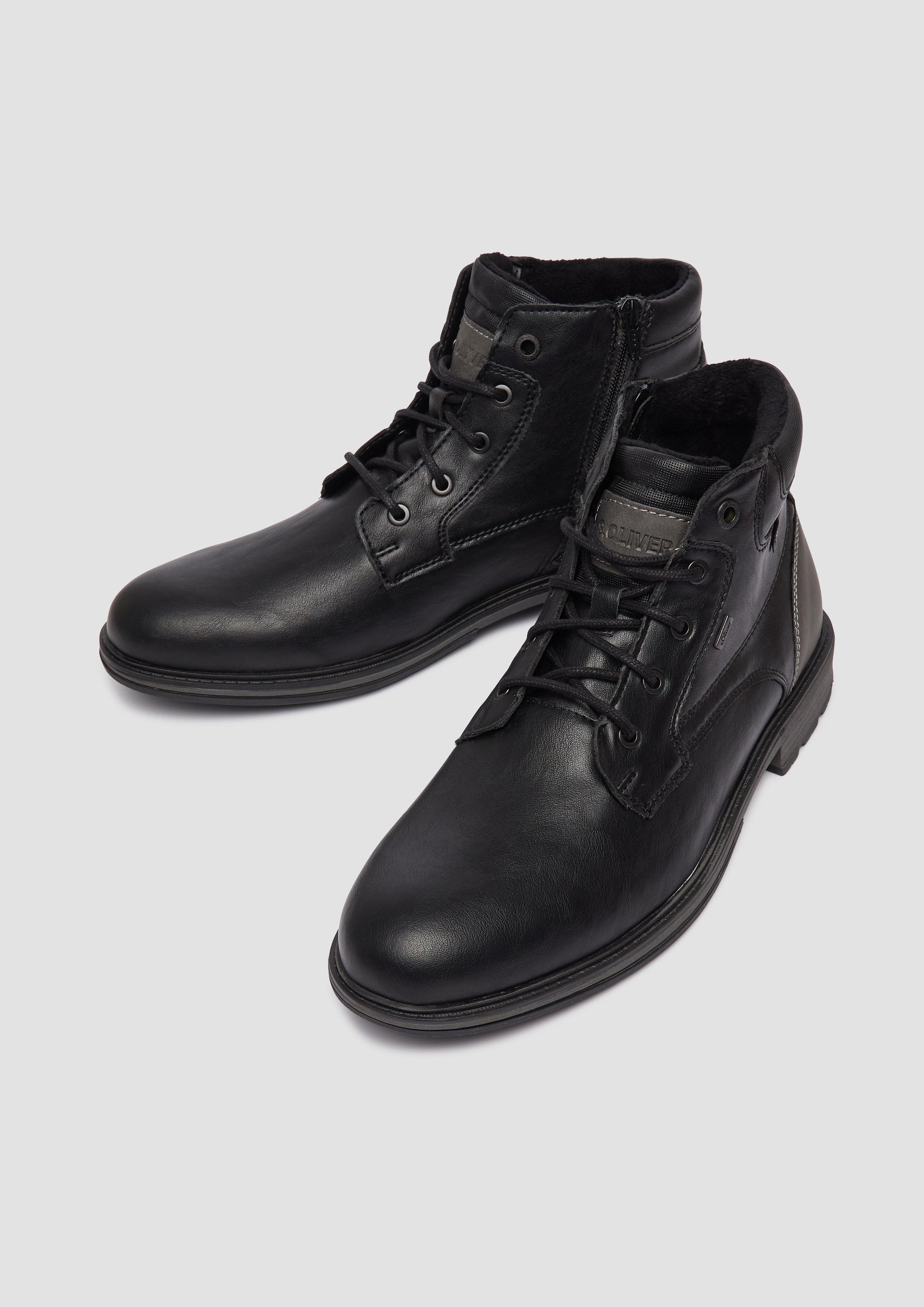 Legere Boots in Leder-Optik