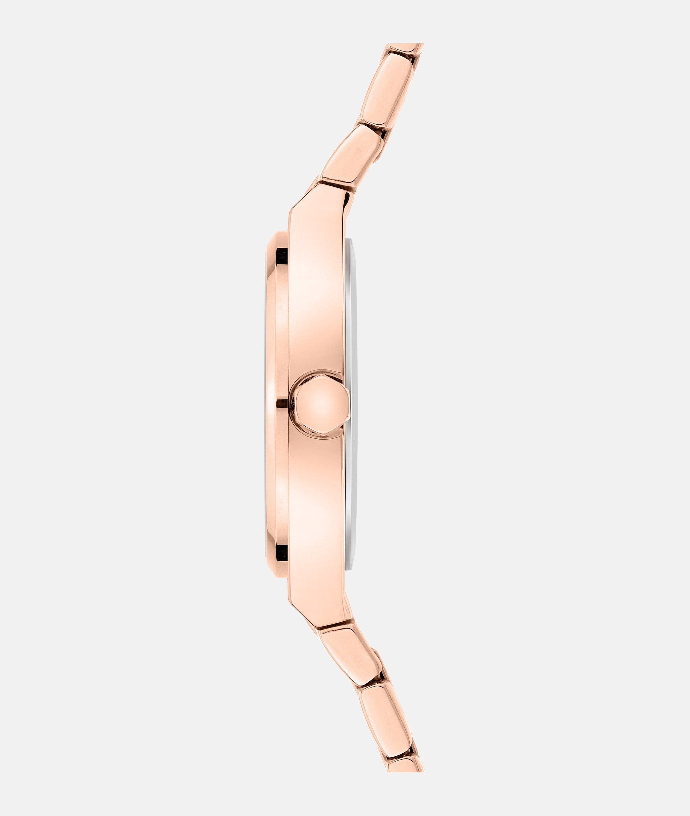 Uhr in rosé & gold