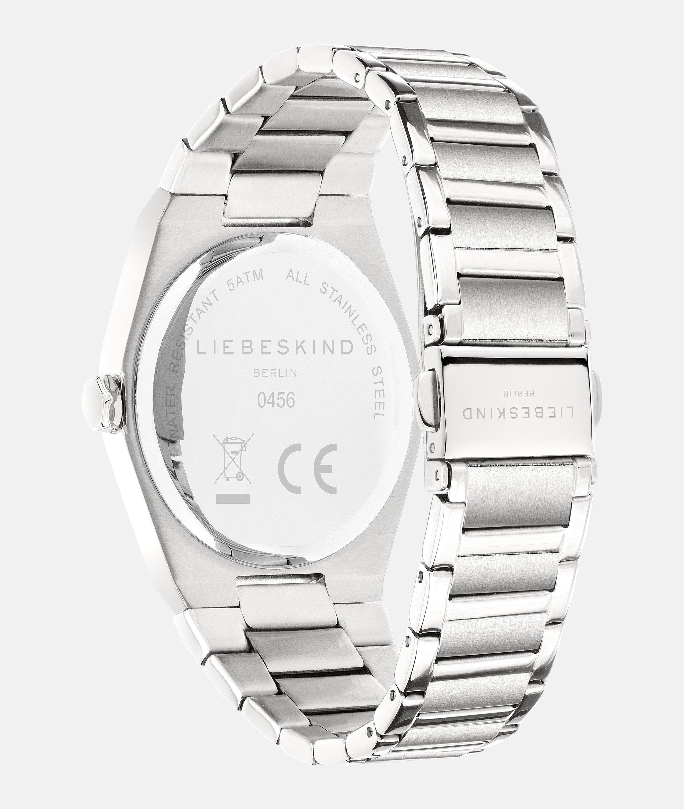 Uhr in silber & gold