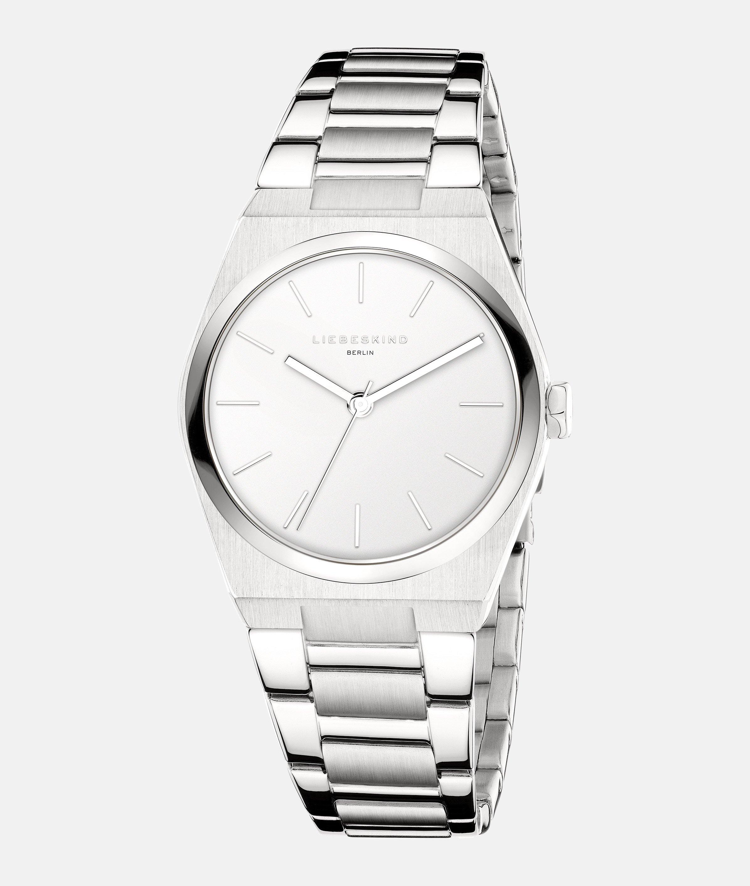 Uhr in silber & gold