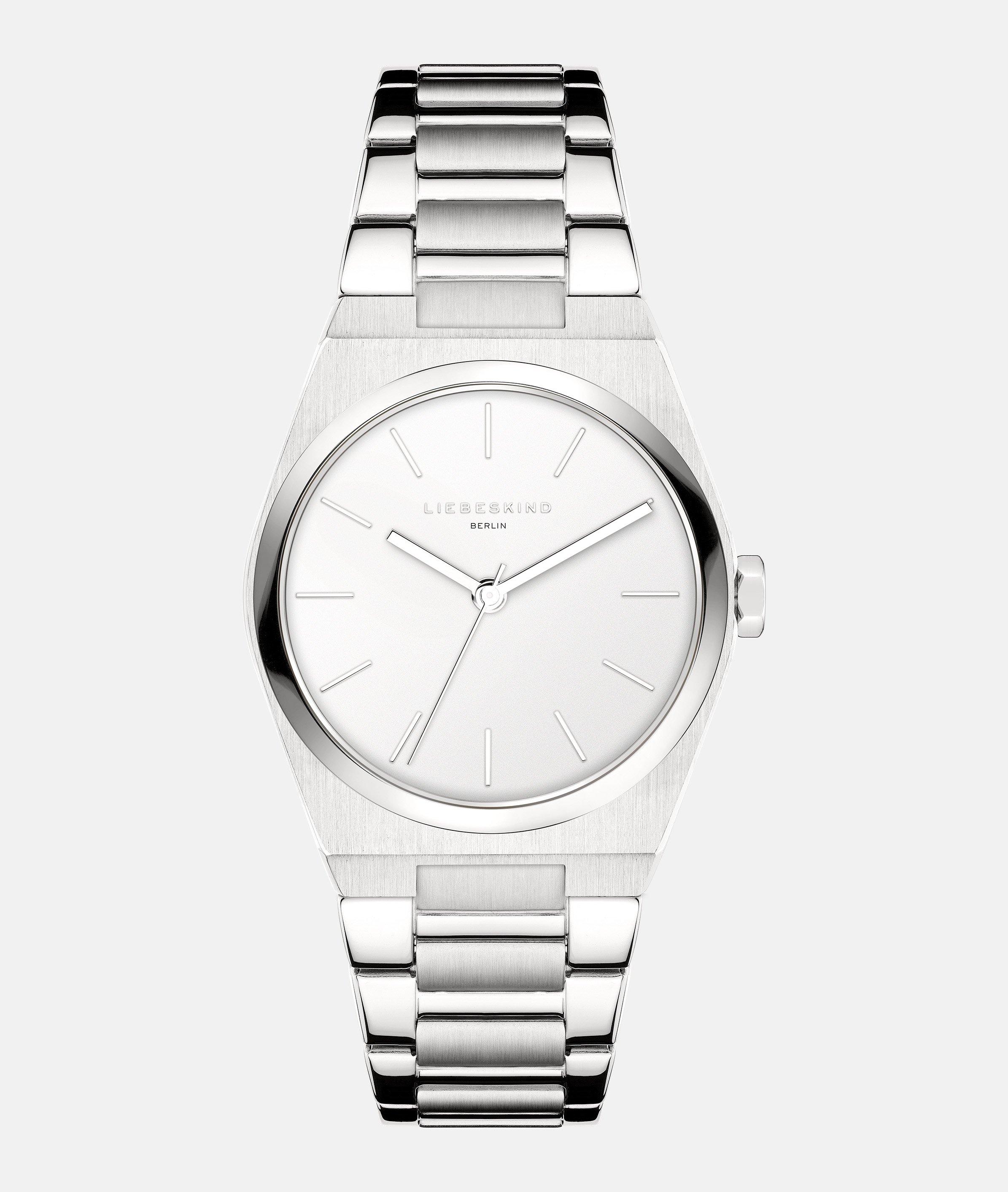 Uhr in silber & gold