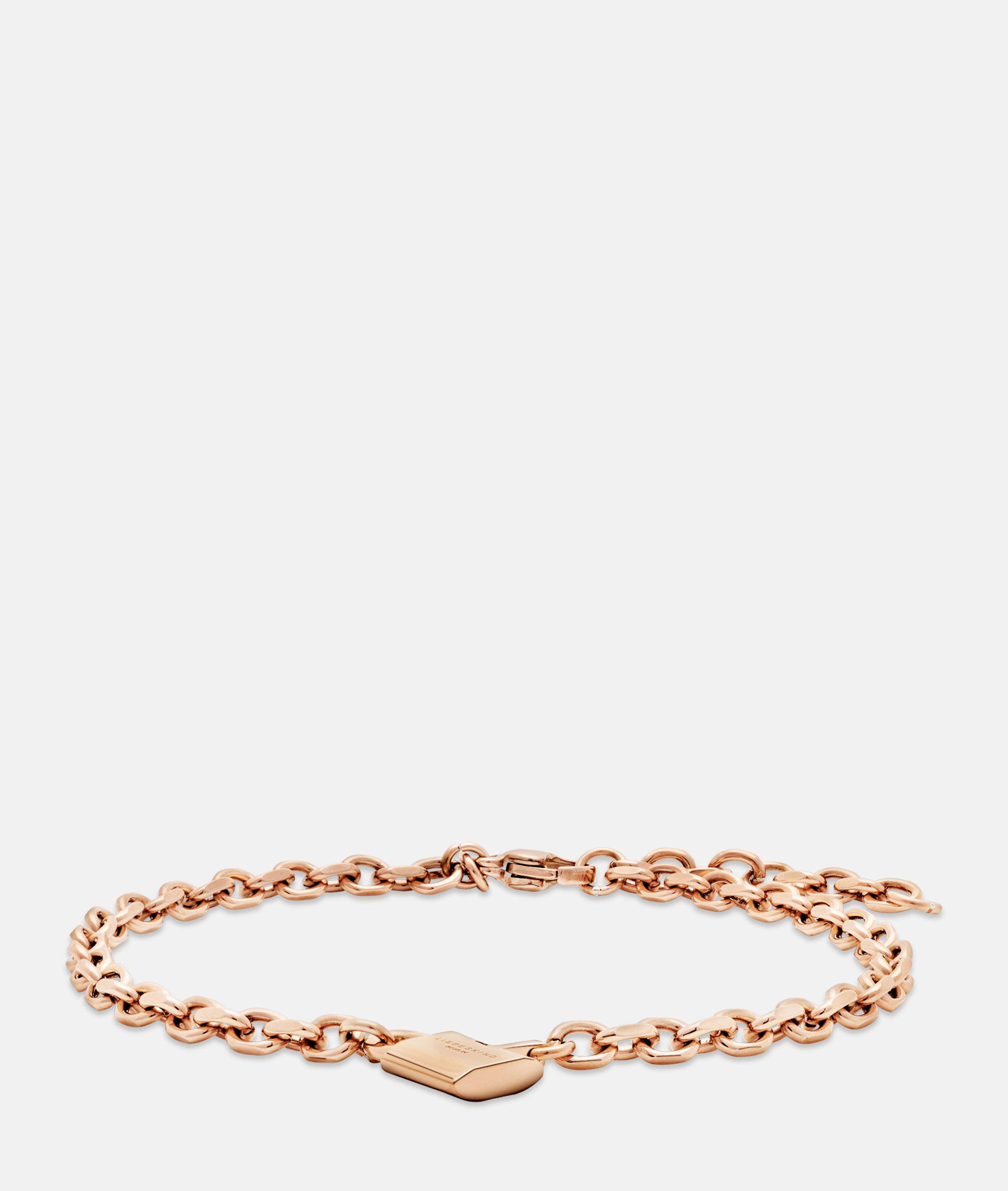 Armband in roségoud, goud & zilver