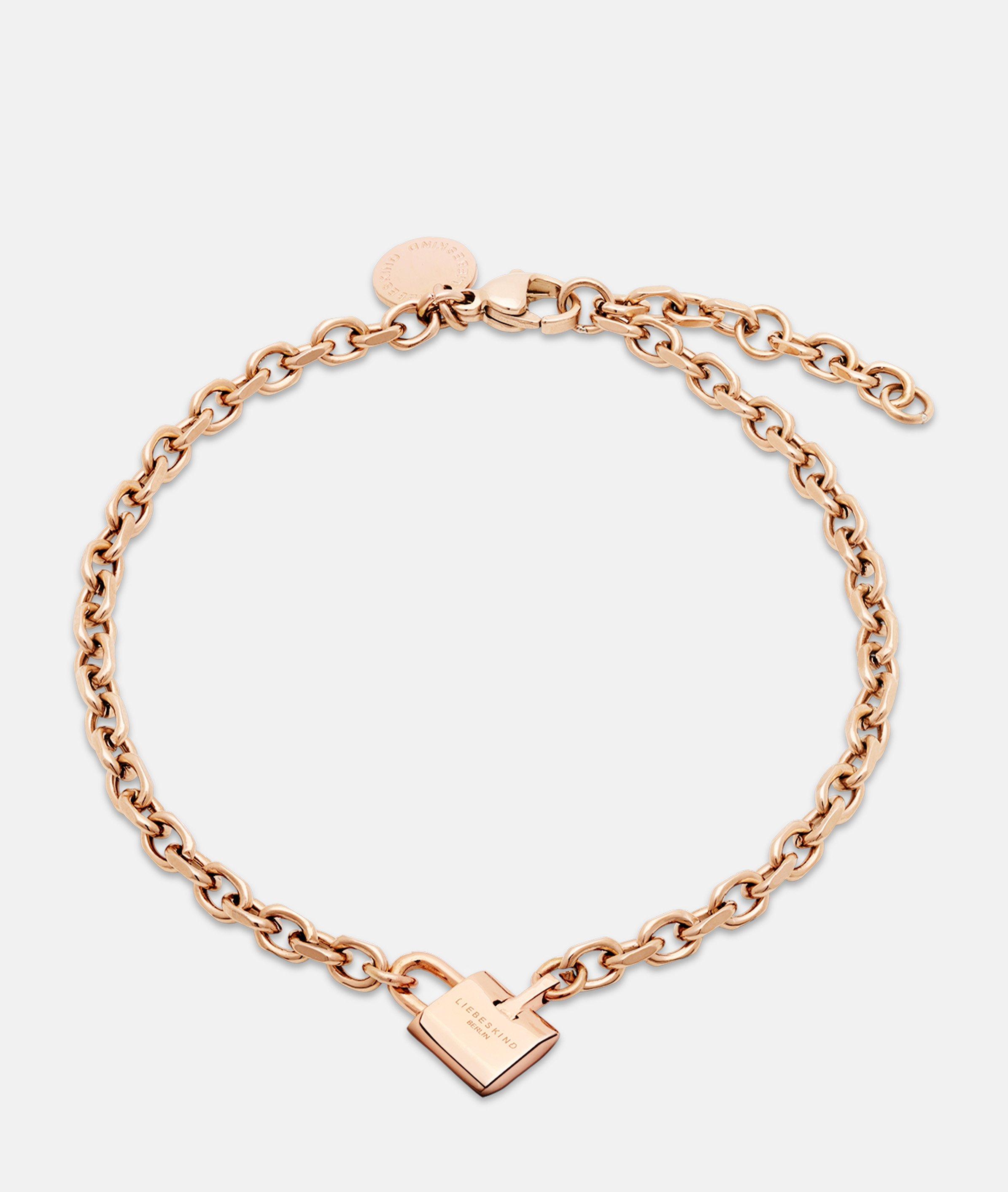 Armband in roségoud, goud & zilver