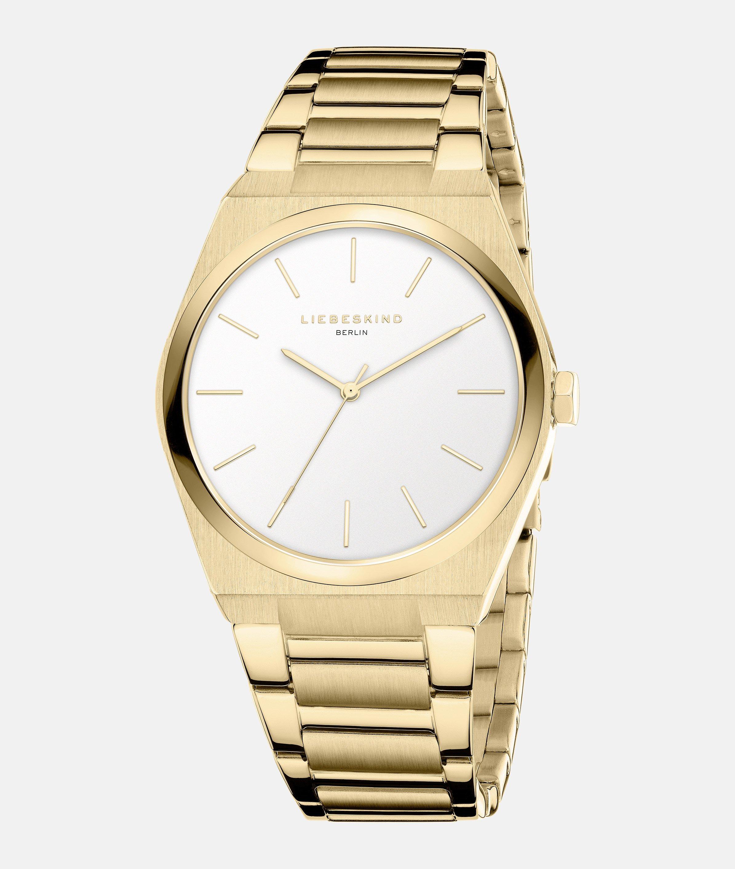 Uhr in gold