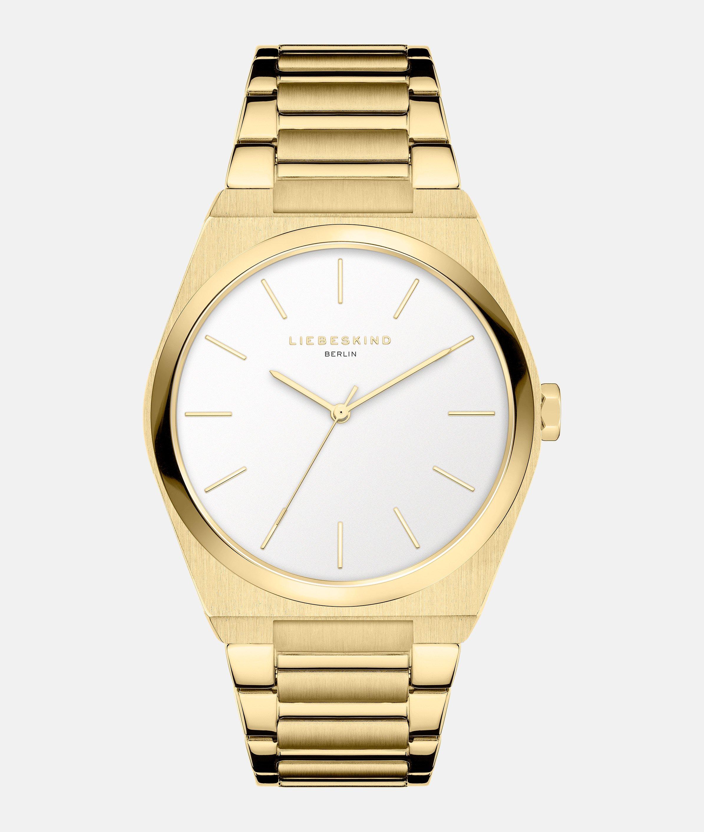 Liebeskind Berlin - Stilvolle Uhr mit Edelstahlarmband -  Gold