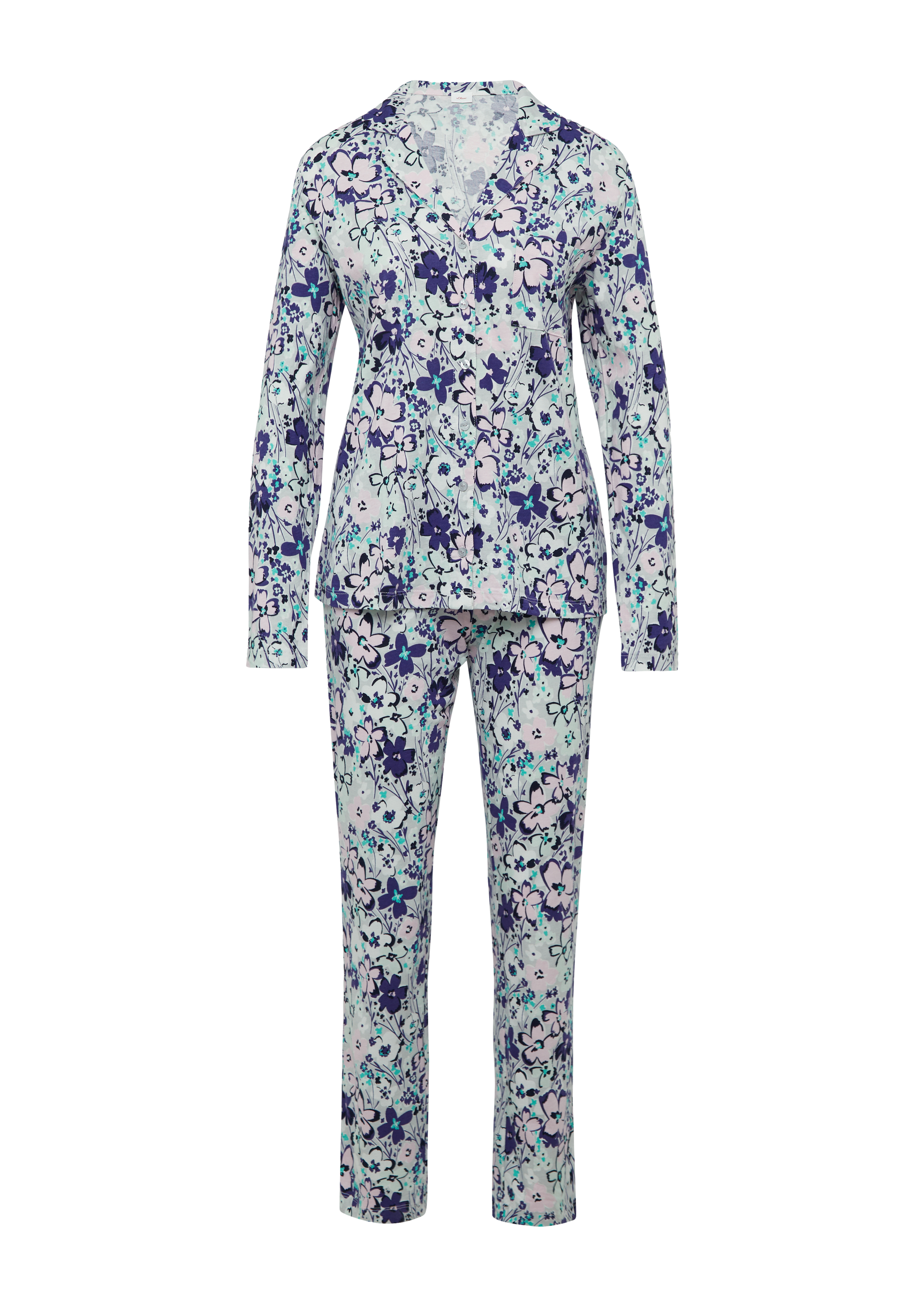 Klassischer Pyjama mit Streifen