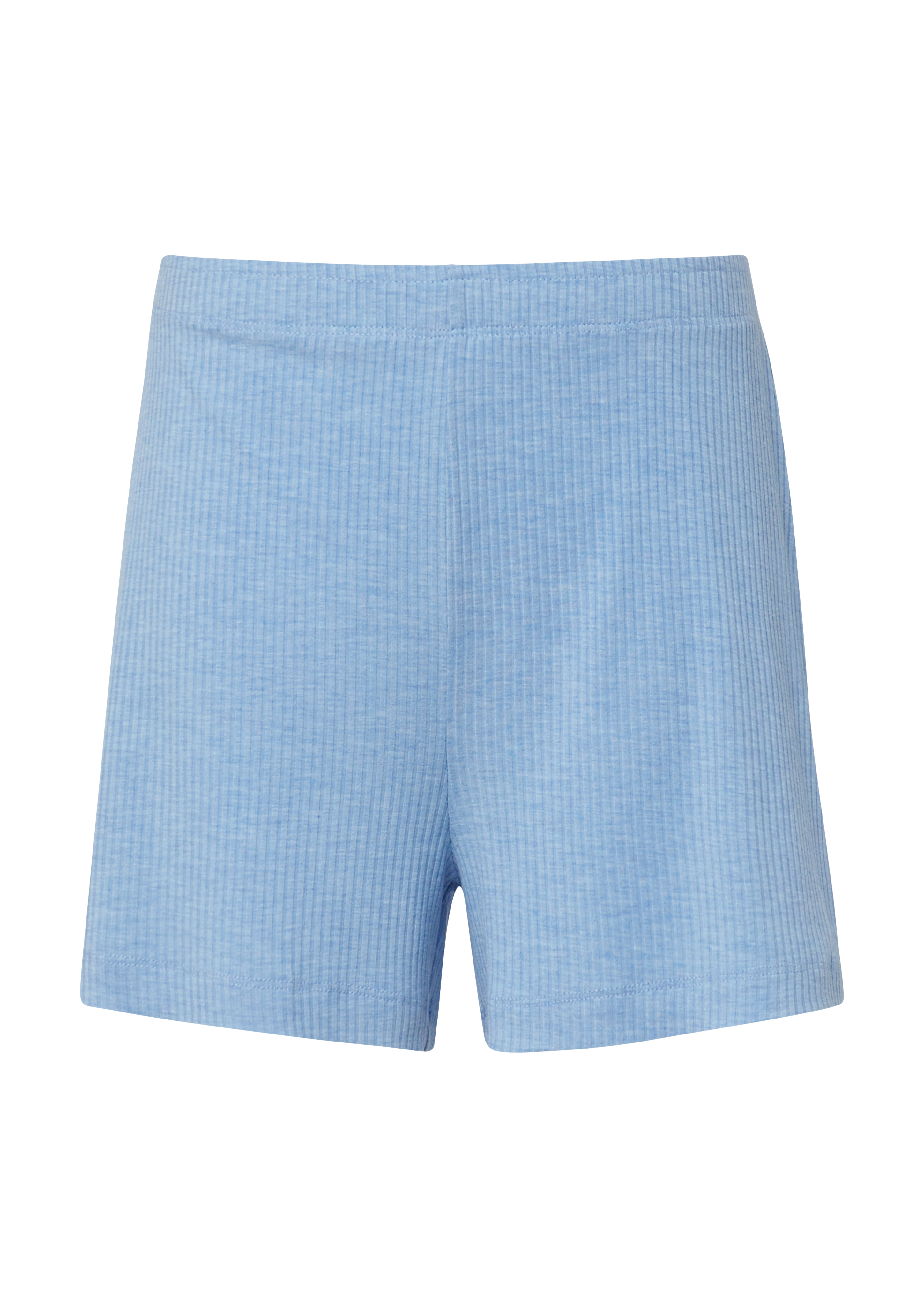Pyjamashort van een modalmix met ribstructuur