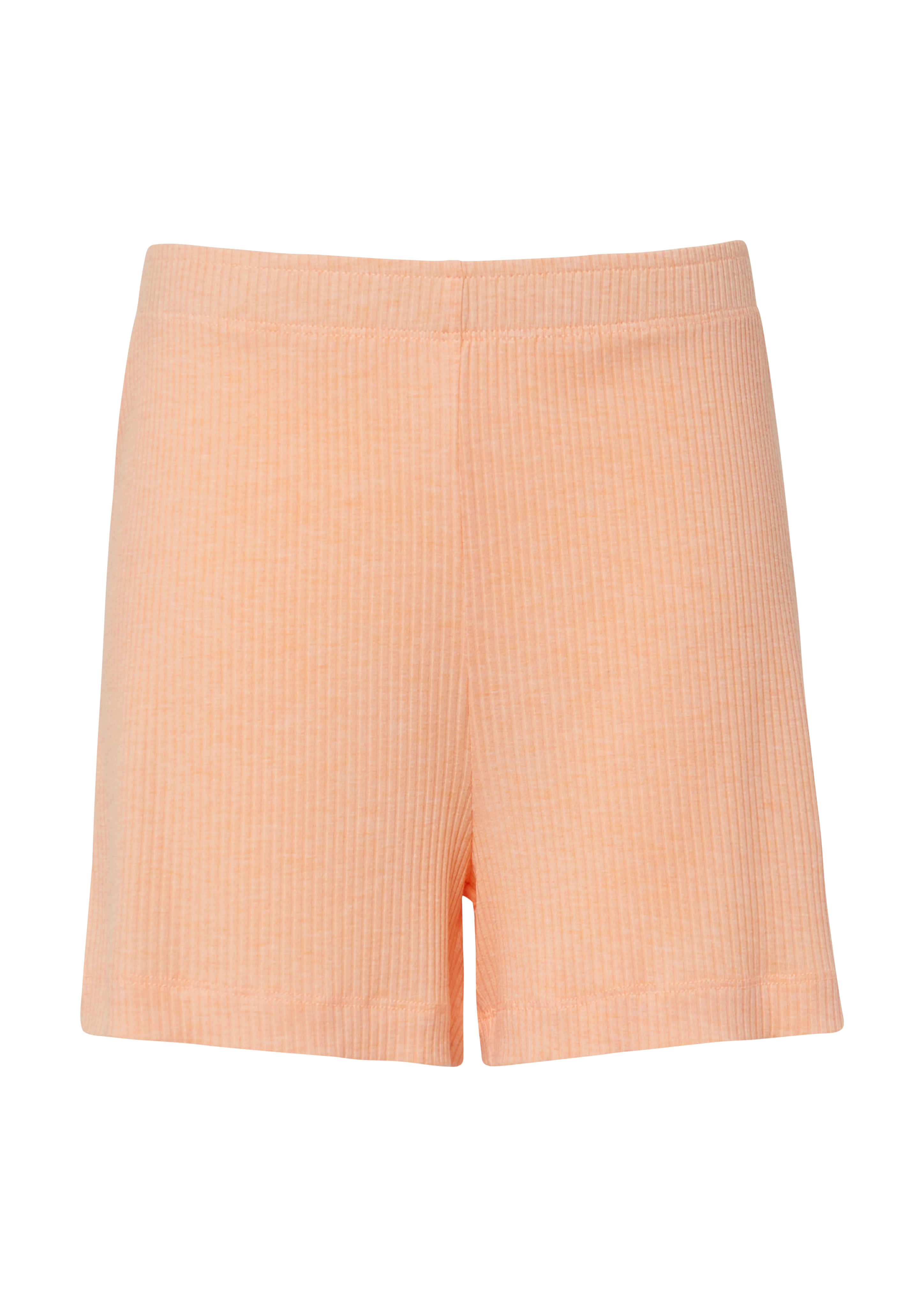 Pyjamashort van een modalmix met ribstructuur