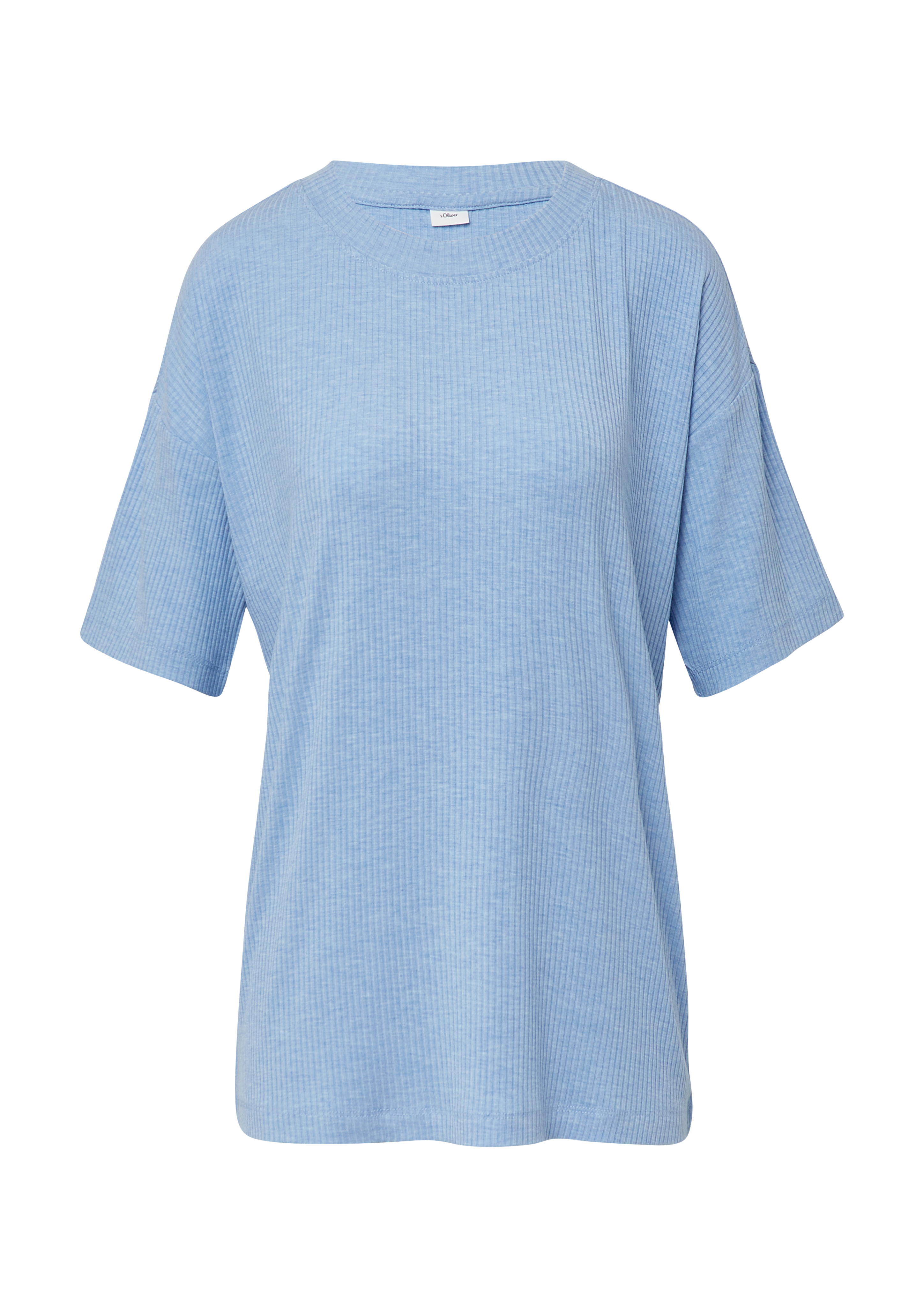 Eenvoudig geribd slaapshirt