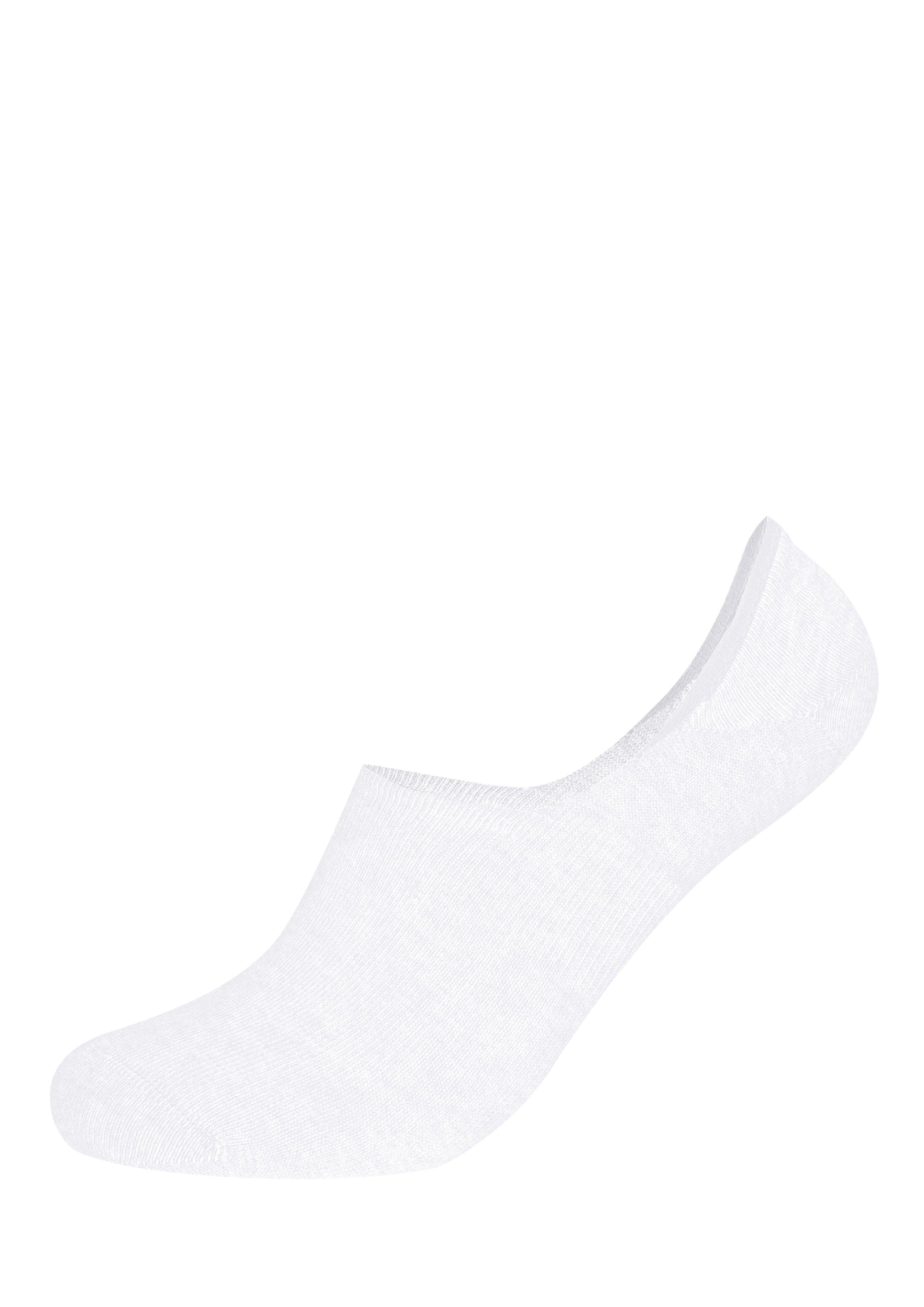 Women Unisex no-show socks in a 4-pack in white by s.Oliver