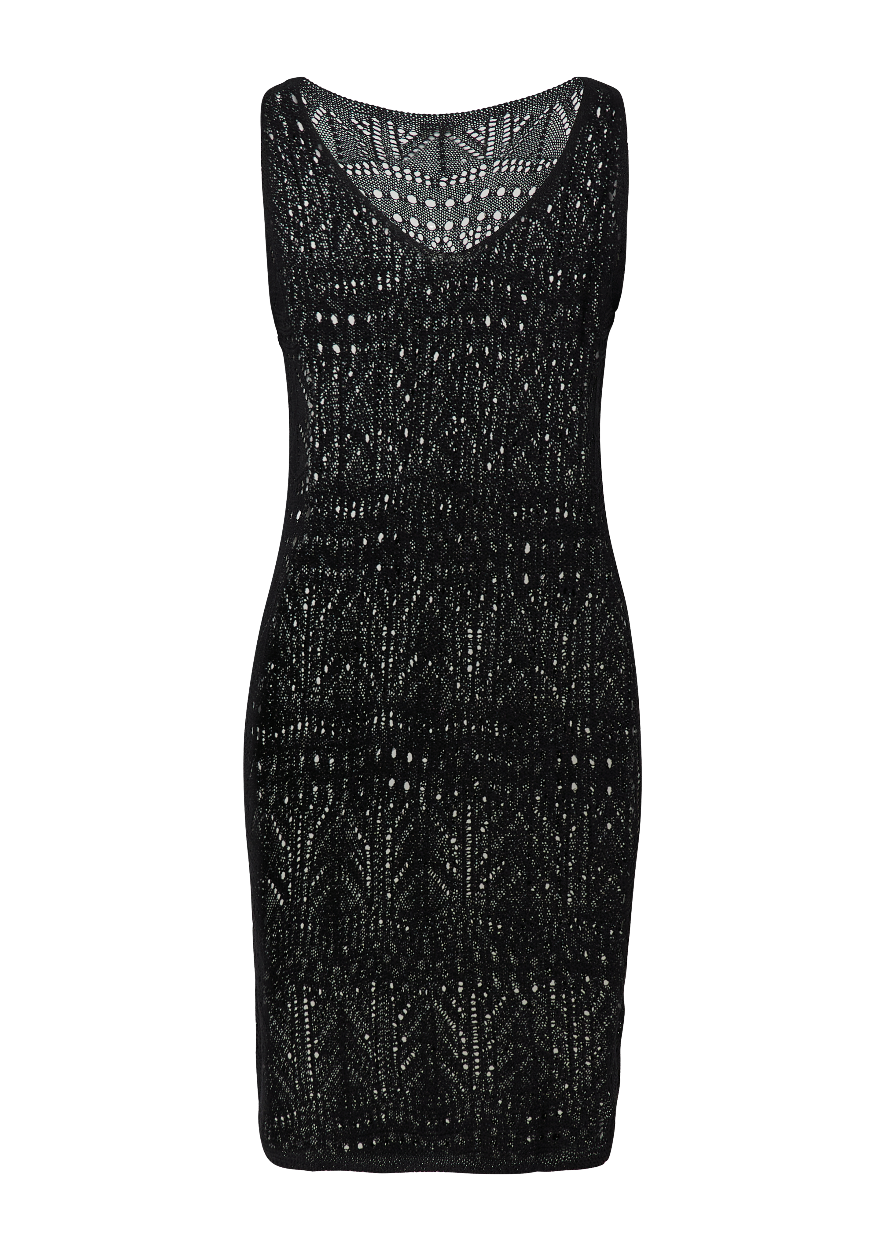 Strand-Kleid aus Ajour-Strick