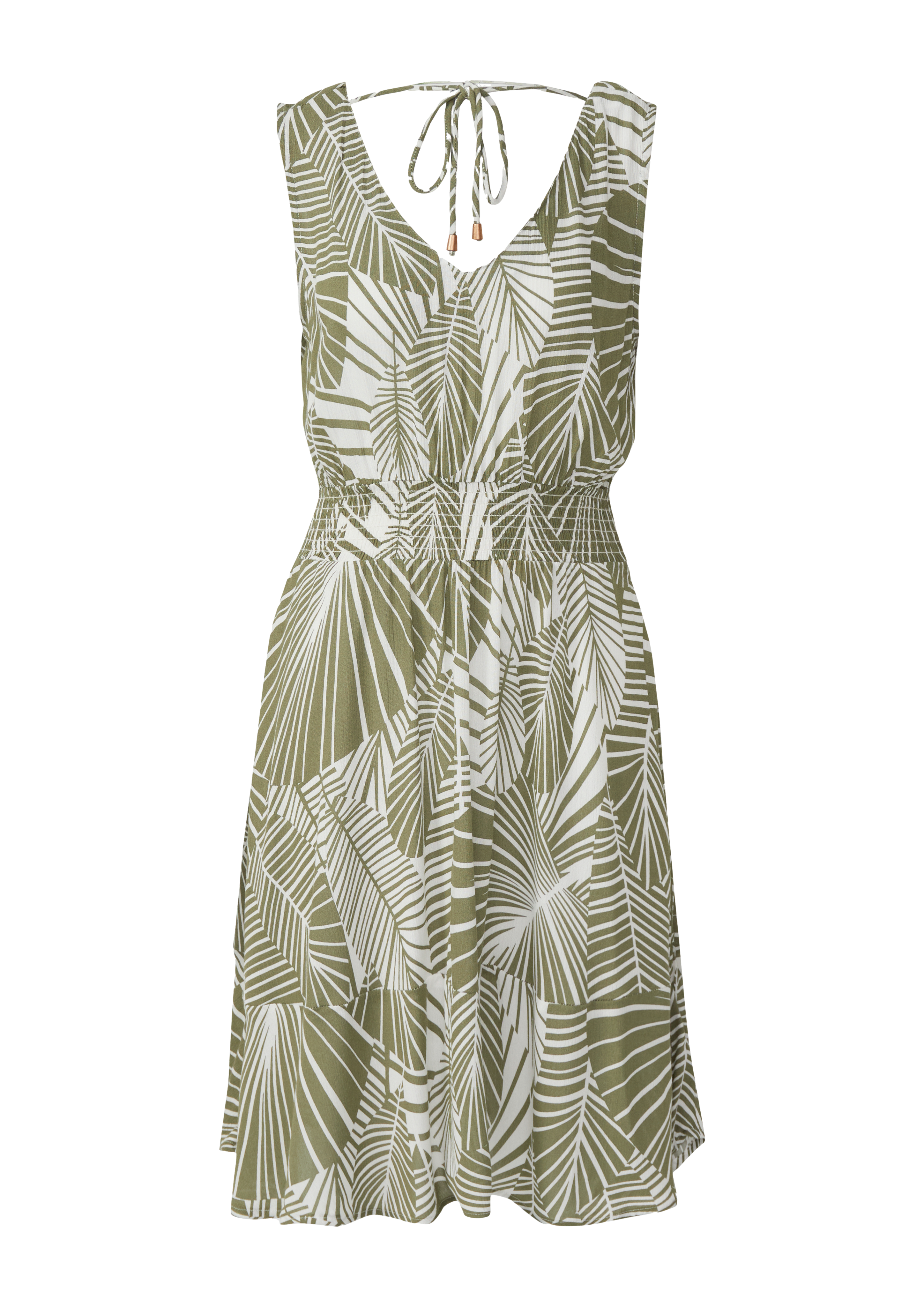 Strand-Kleid mit Palmen-Print