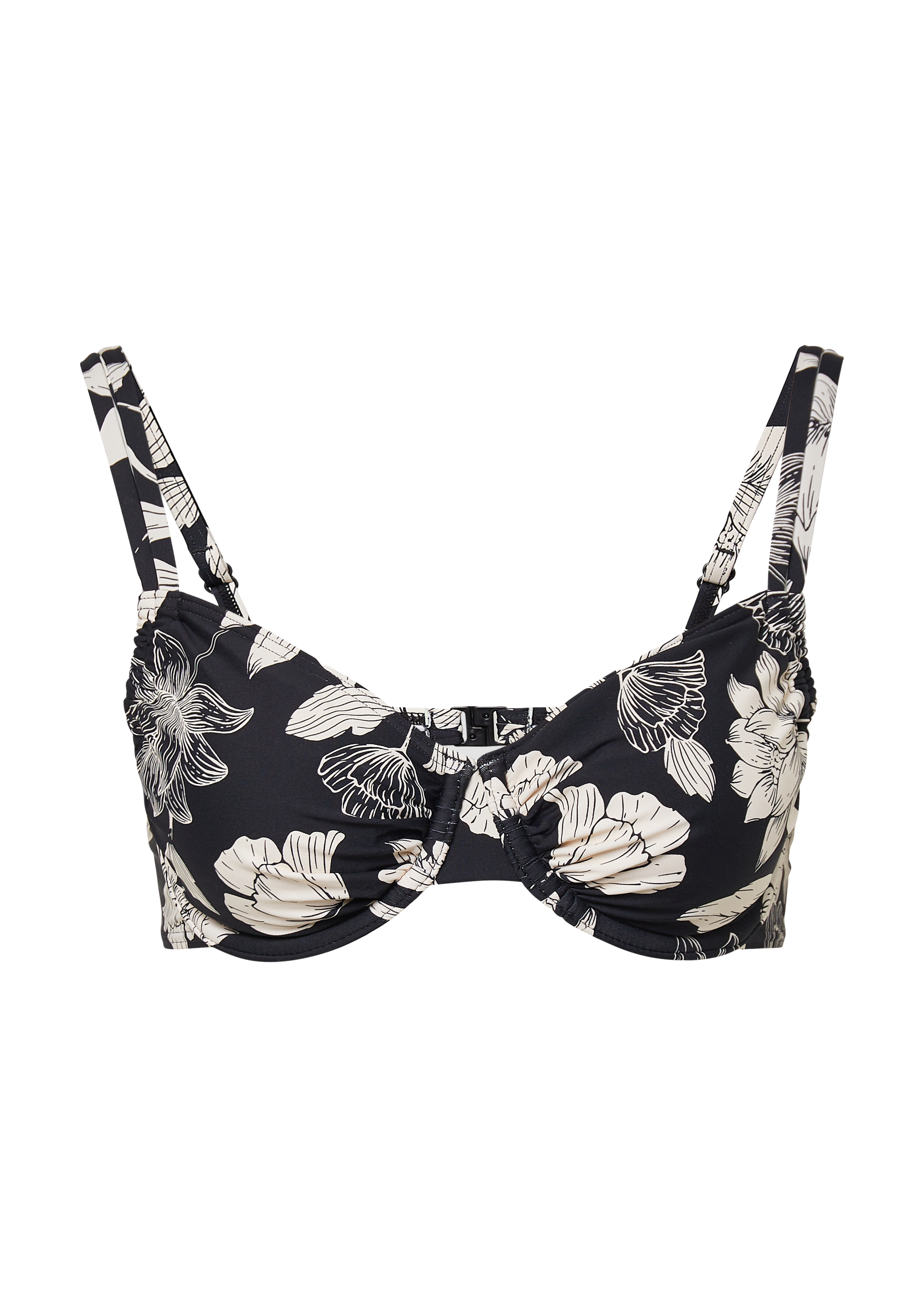 Mix & match bikinitop met beugels en gebloemd motief