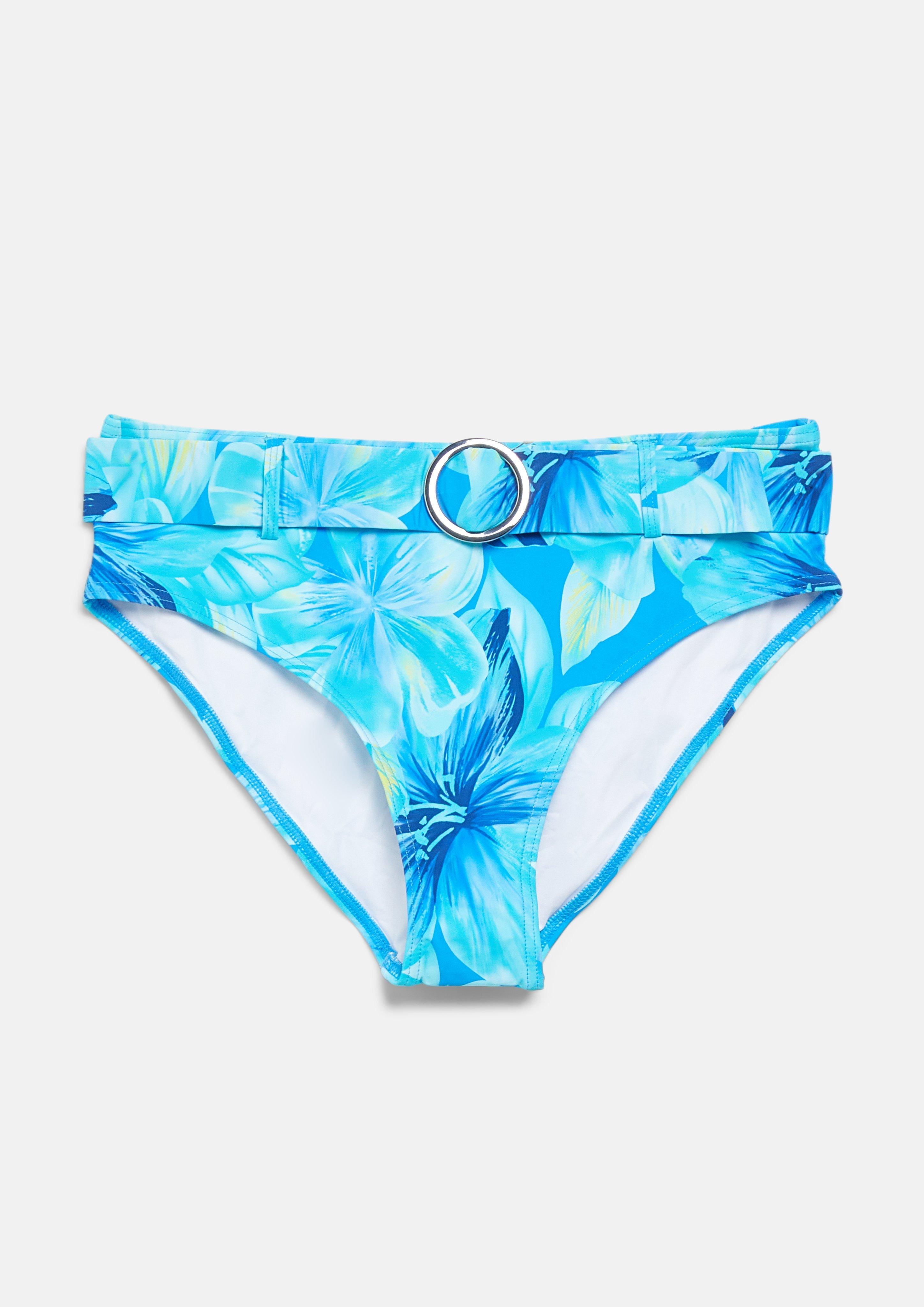 Damen High-Waist-Bikinihose mit abnehmbarem Gürtel mit Zierring in  von s.Oliver