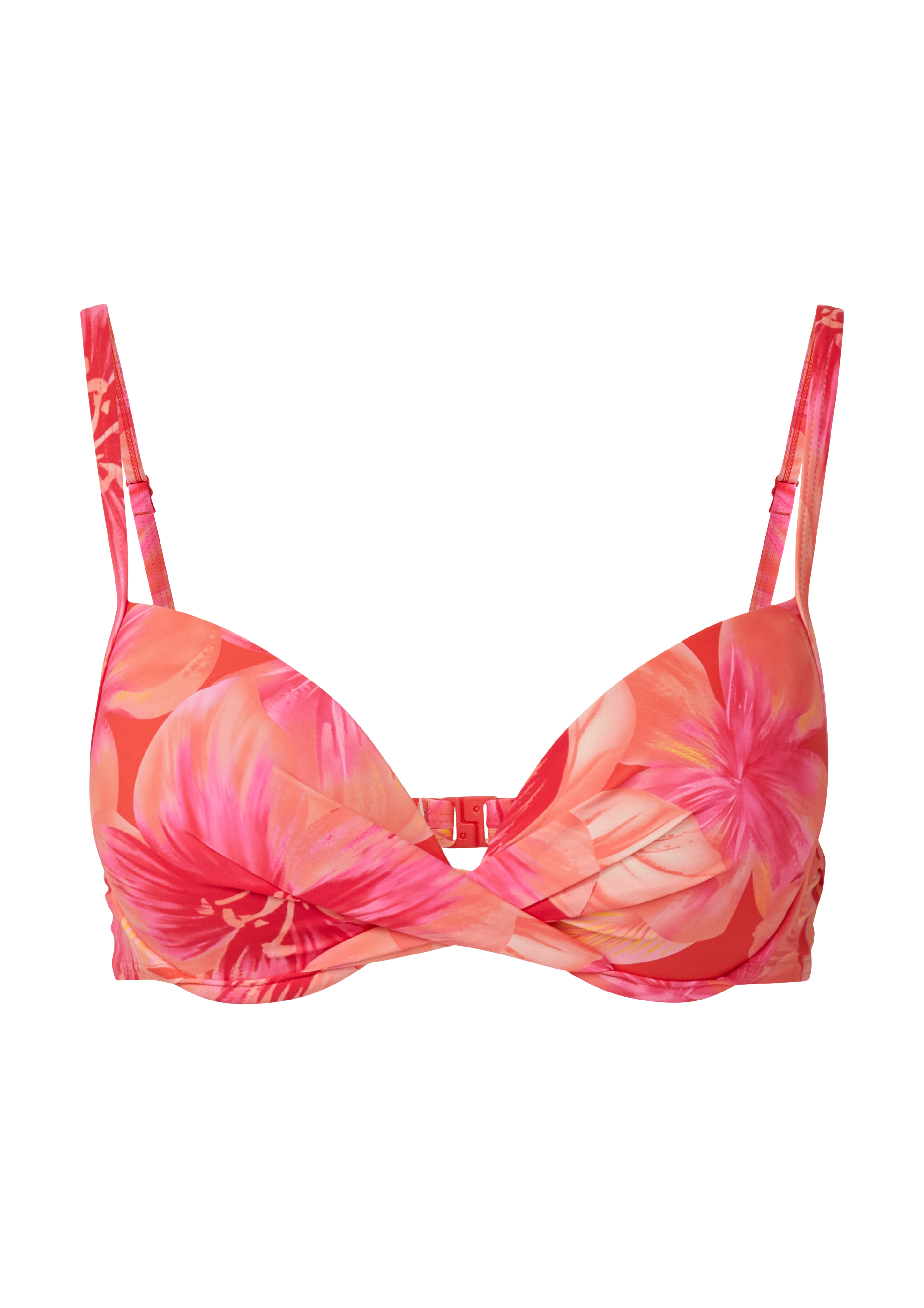 Push-up Bikinitop mit All-over-Print