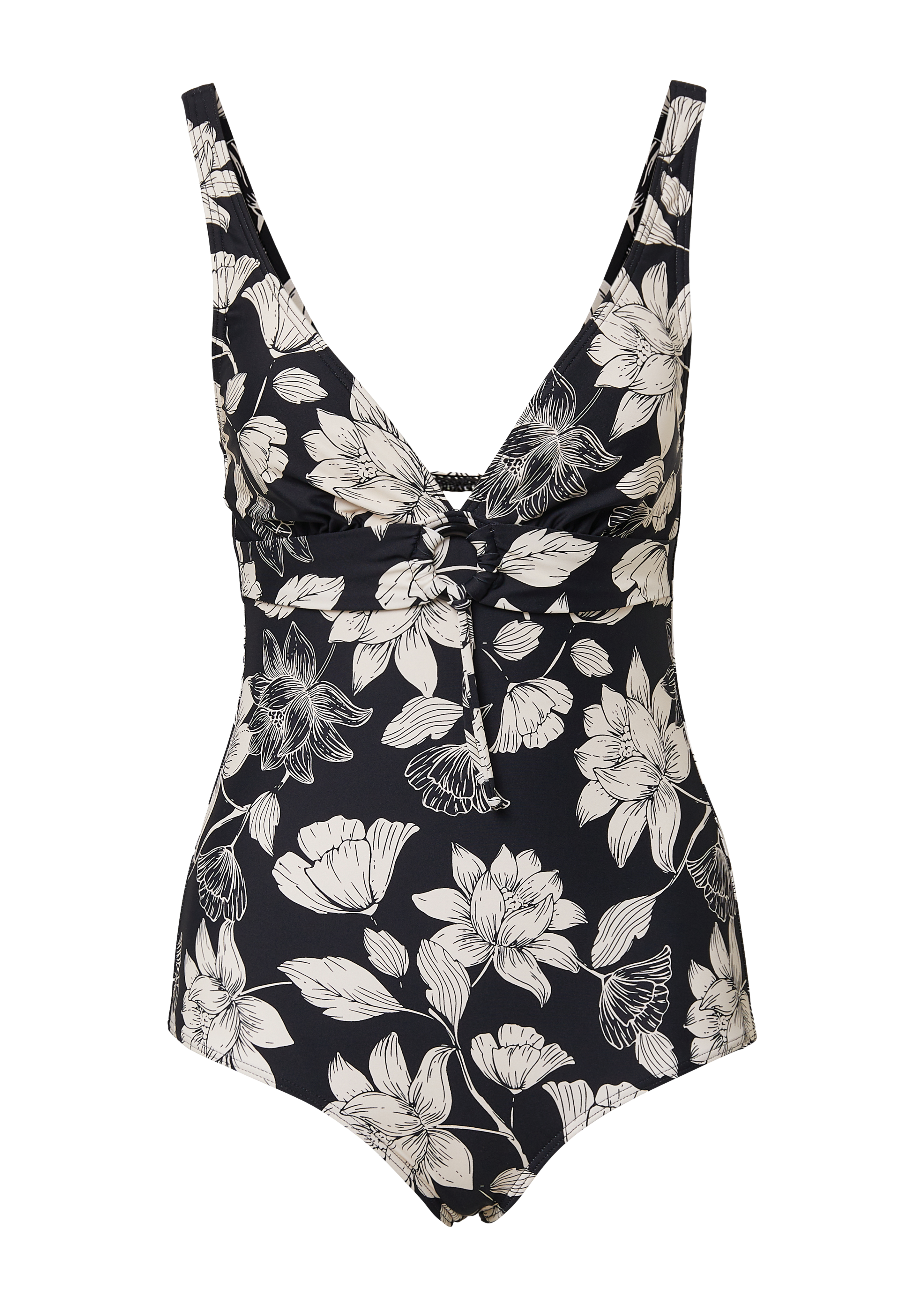 Floral gemusterter Badeanzug