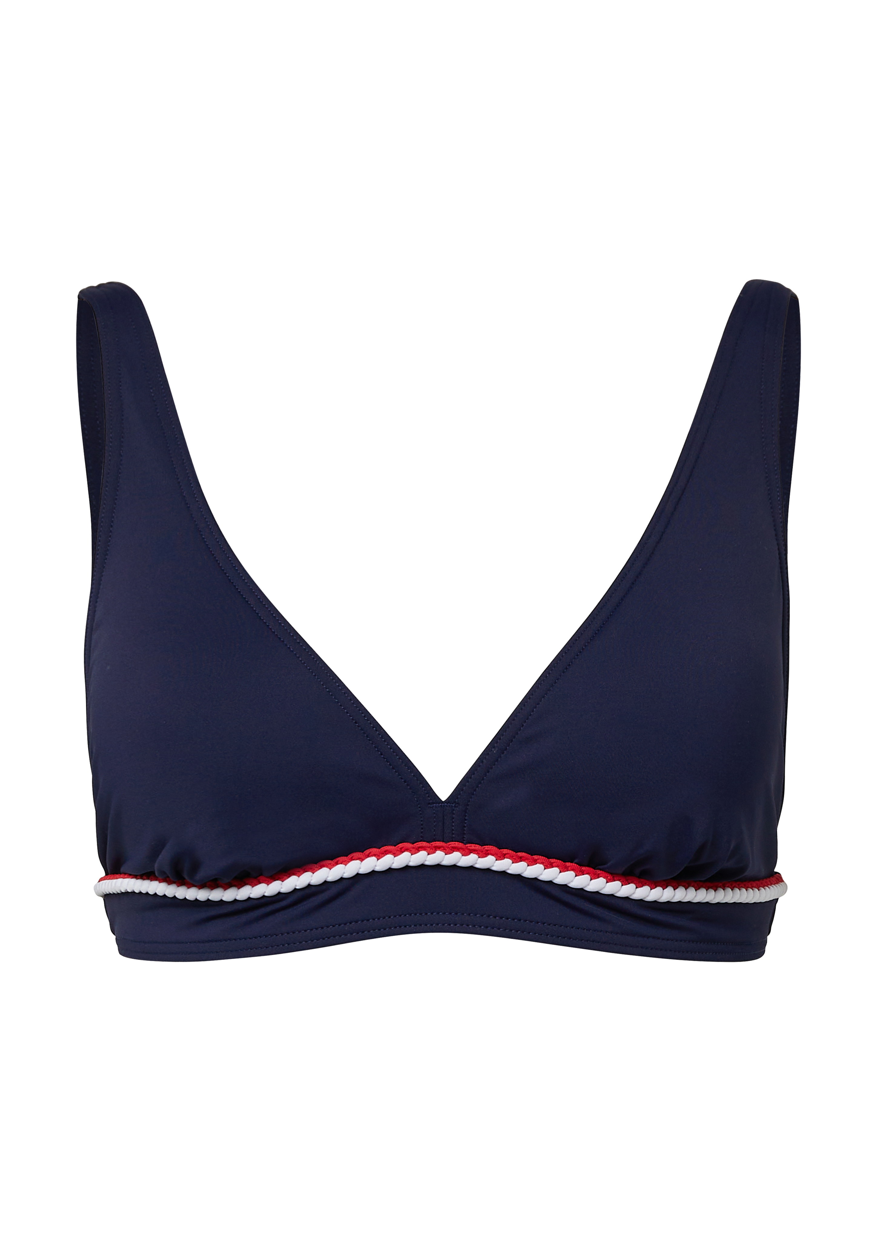 Triangel-Bikini-Top mit Zierborte