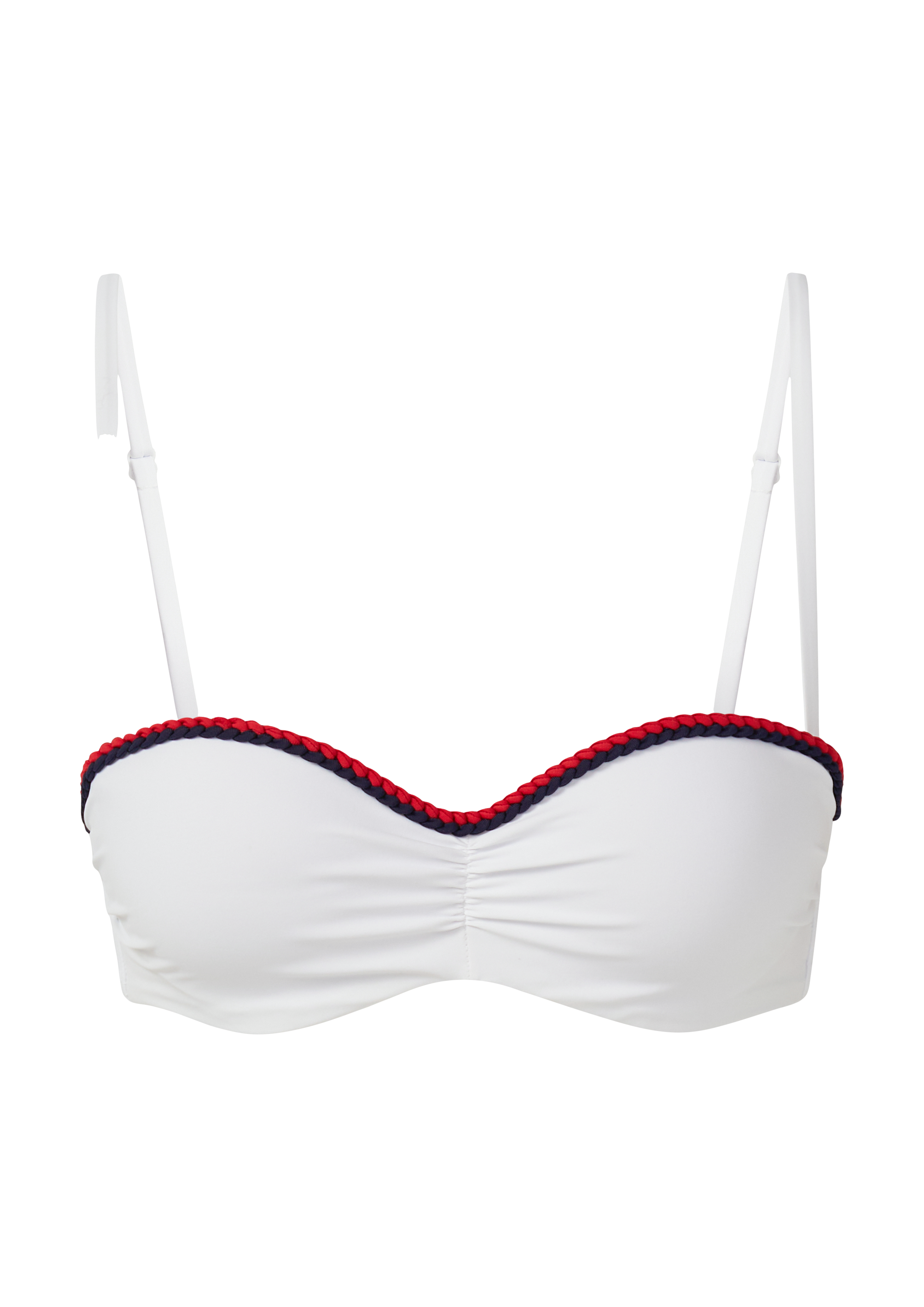 Bandeau-Bikini-Top mit Zierborte Mix & Match