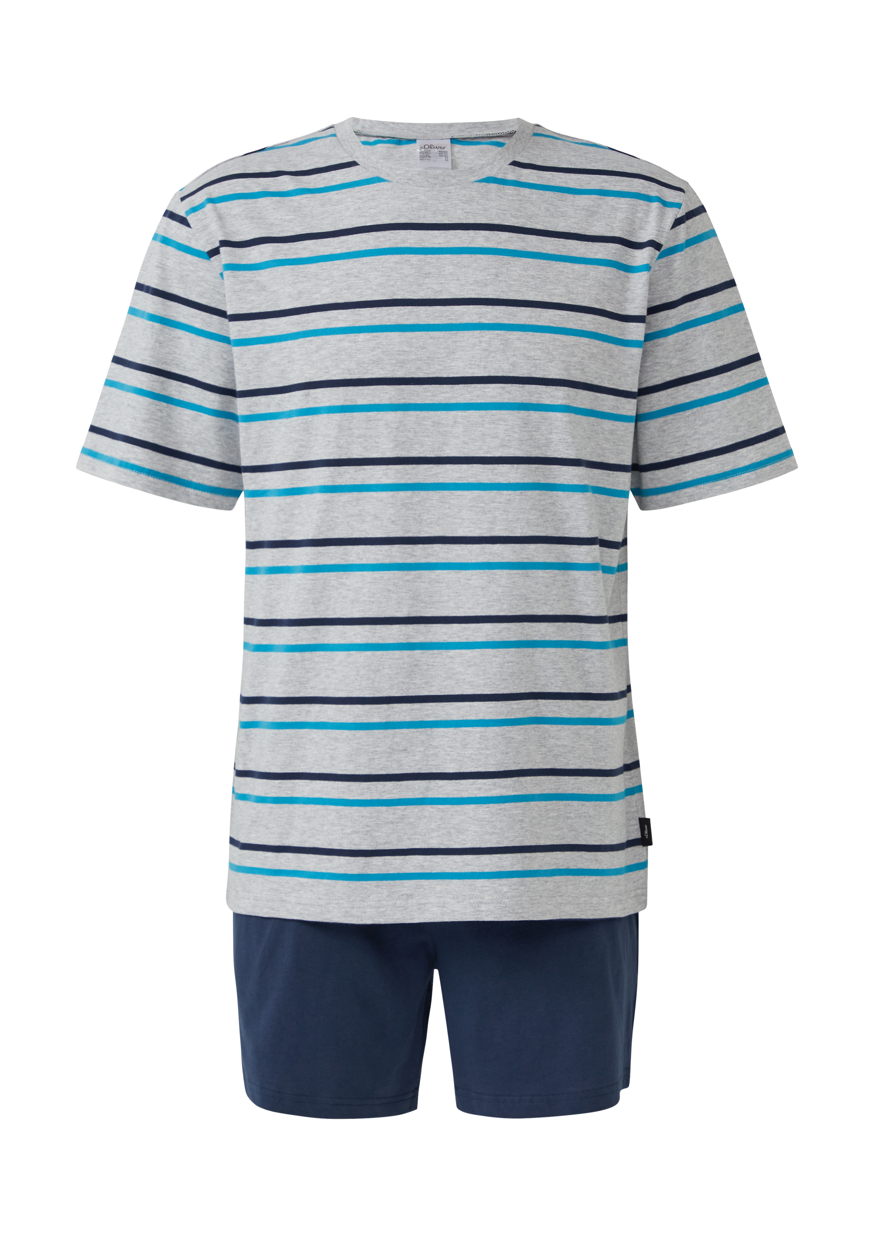 Pyjama-Shorts aus Baumwolle mit Eingrifftaschen