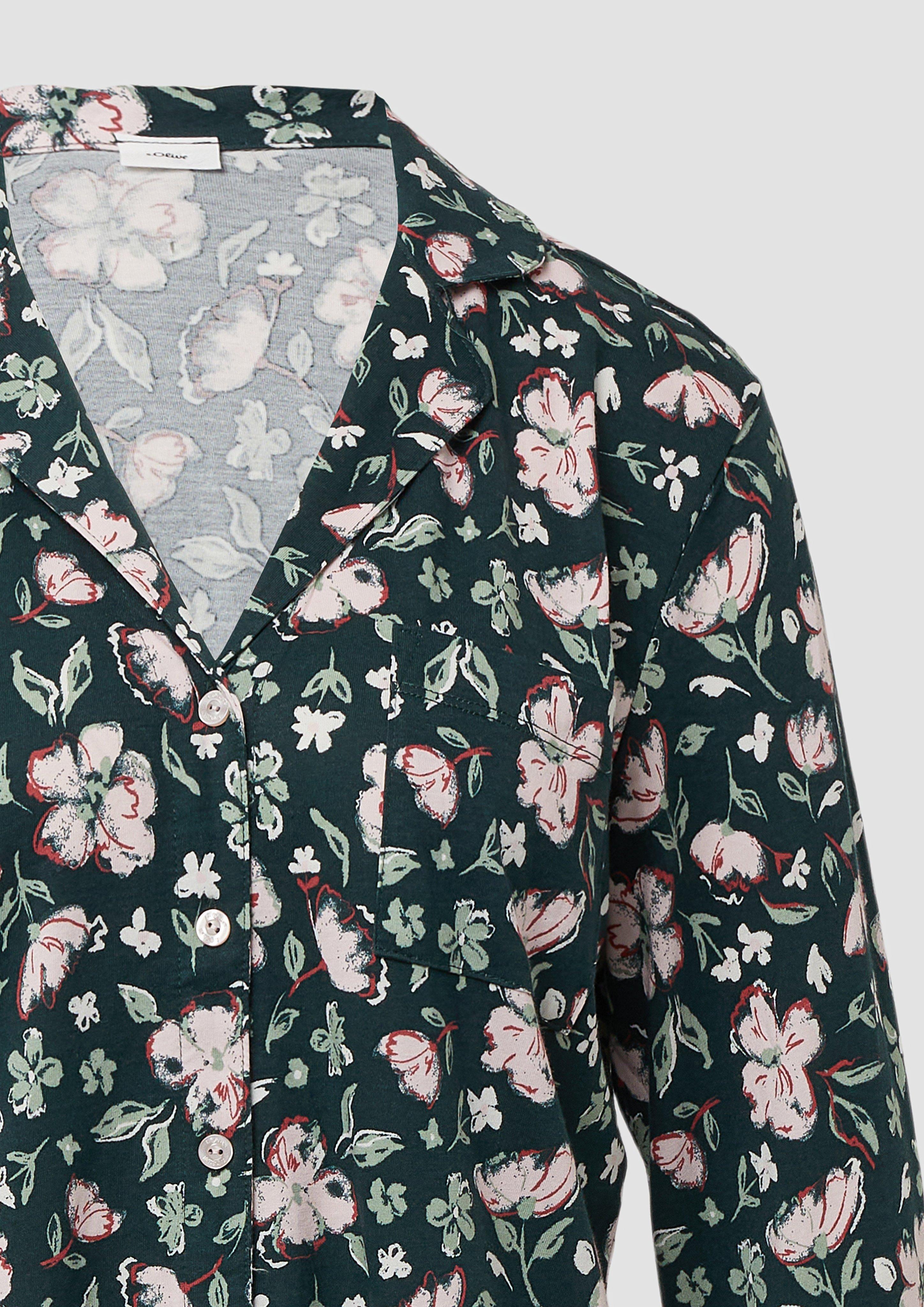 Pyjama-Oberteil in 4572 & 8603