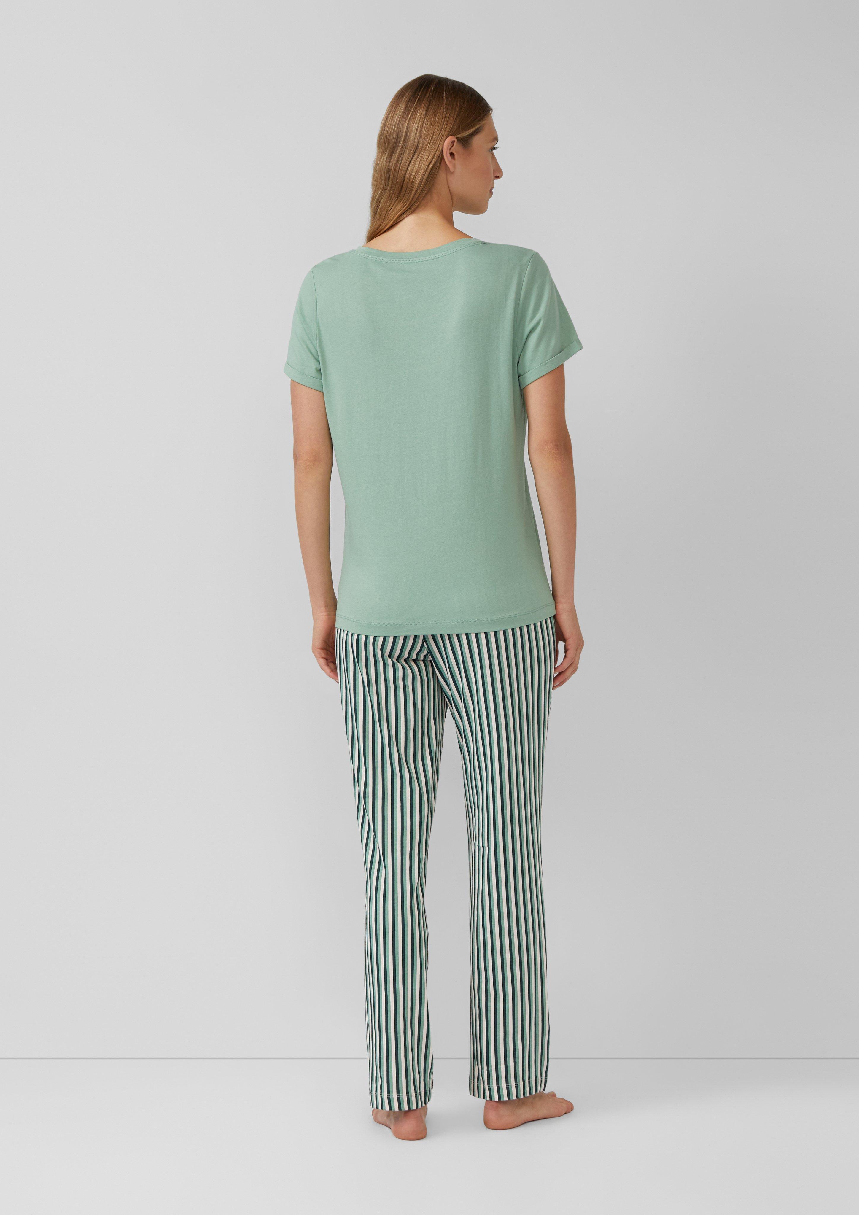 Pyjama-Oberteil in 681 & 784