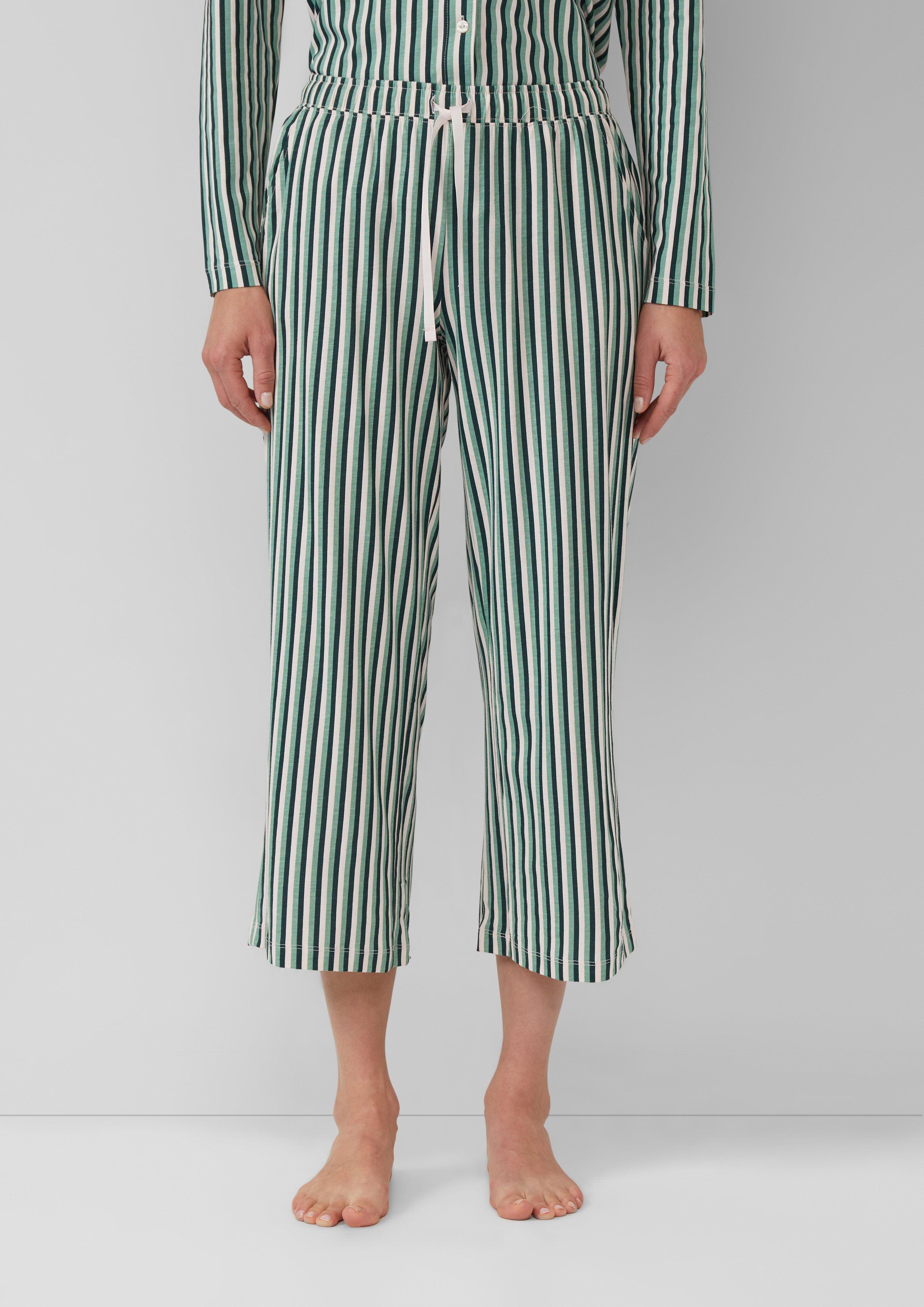 Thumbnail - Schlaf-Culotte mit floralem Print und Gummizugbund