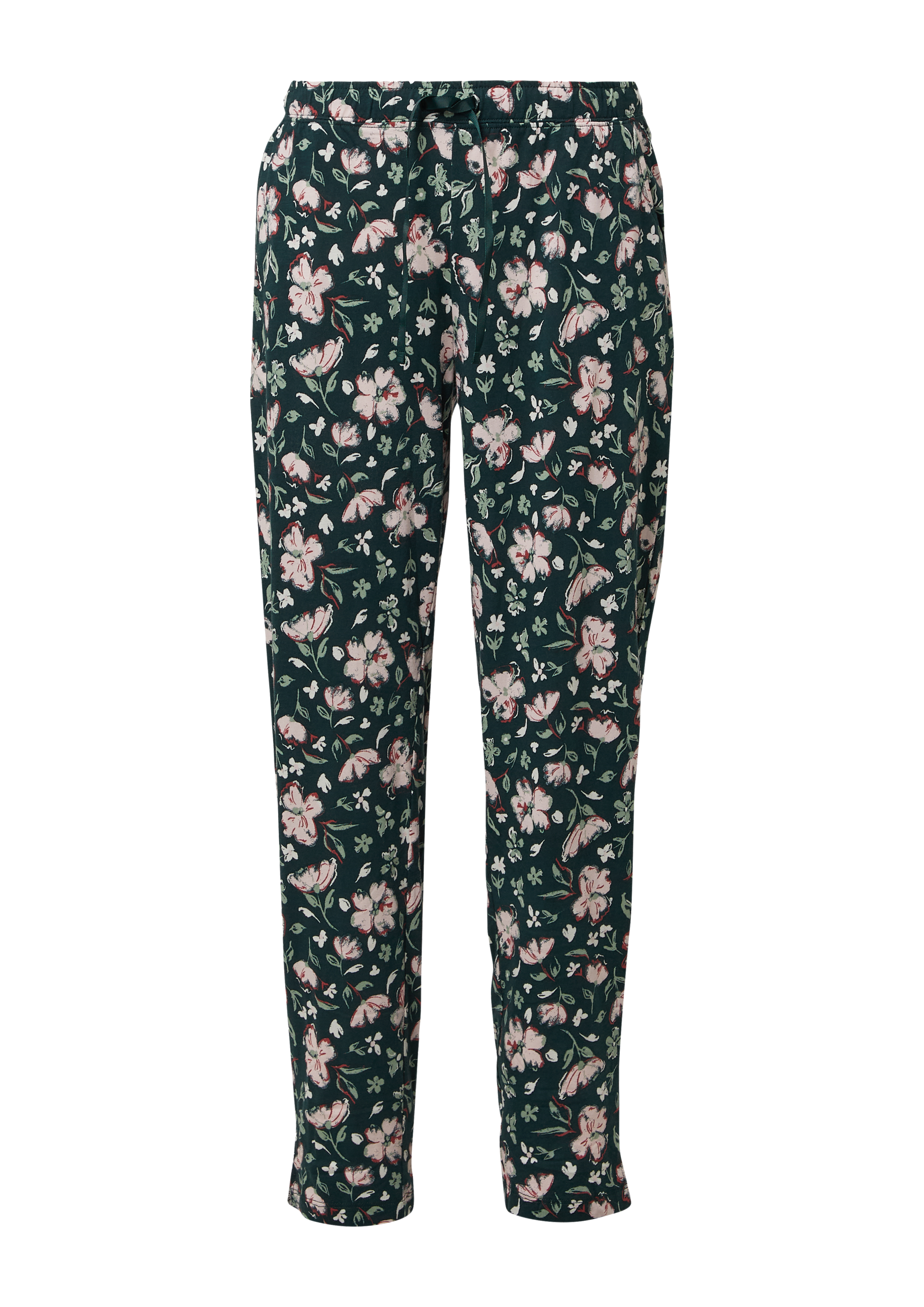 Pyjamabroek met elastische tailleband en steekzakken