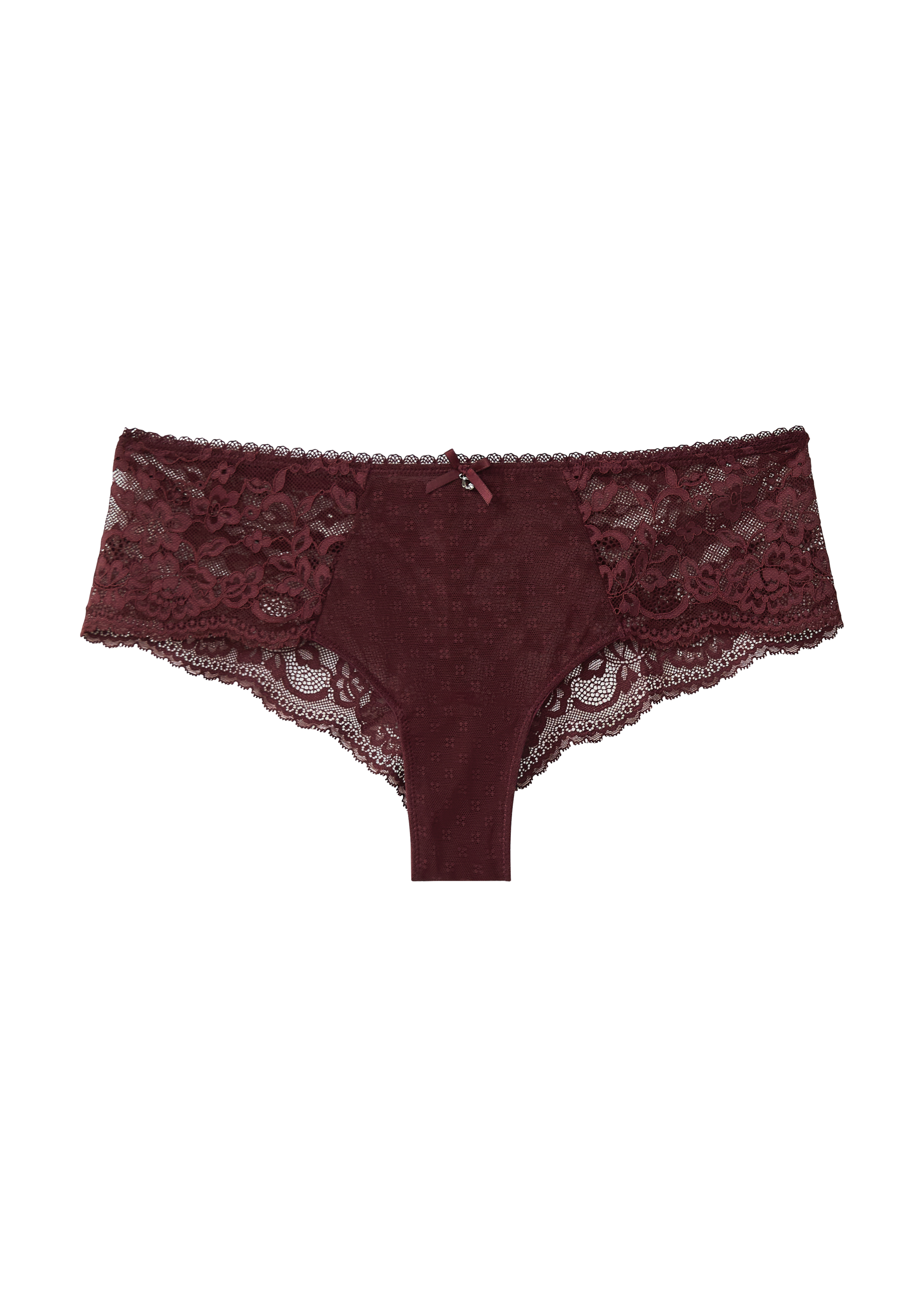Panty met decoratieve strik en glitterdetail