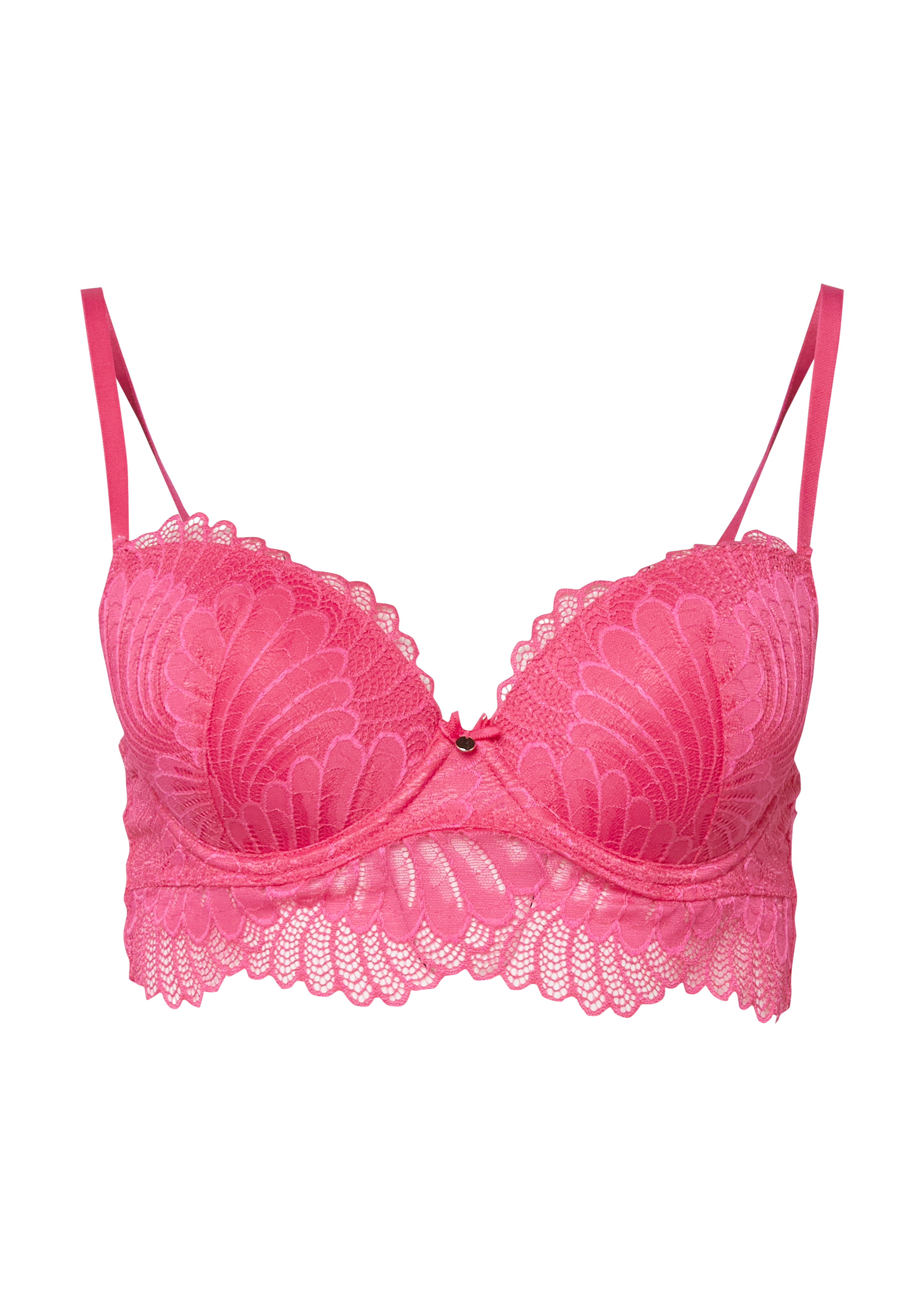 Push-up bh van gebloemd kant