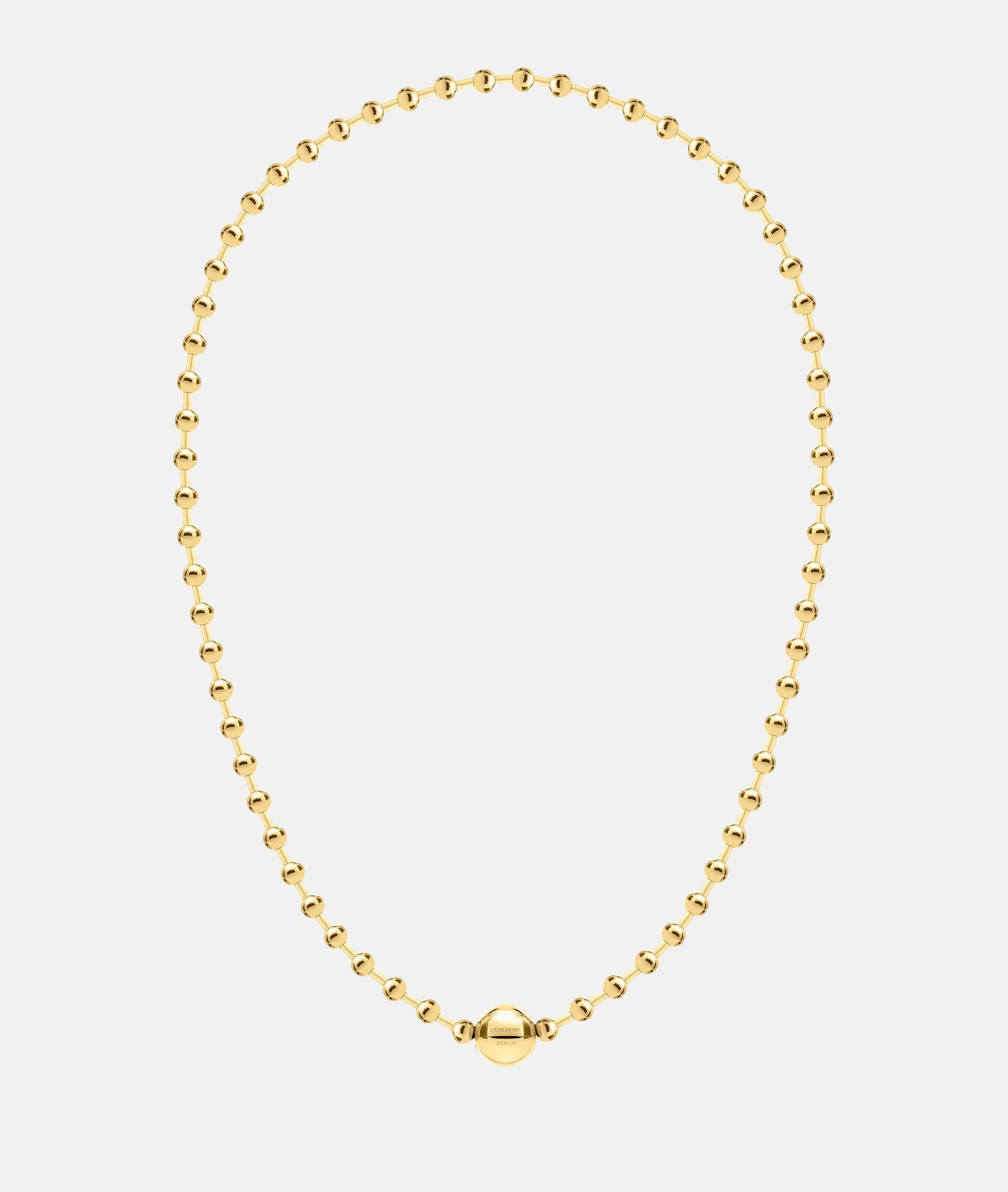 Liebeskind Berlin - Minimalistische Halskette aus Edelstahl -  Gold