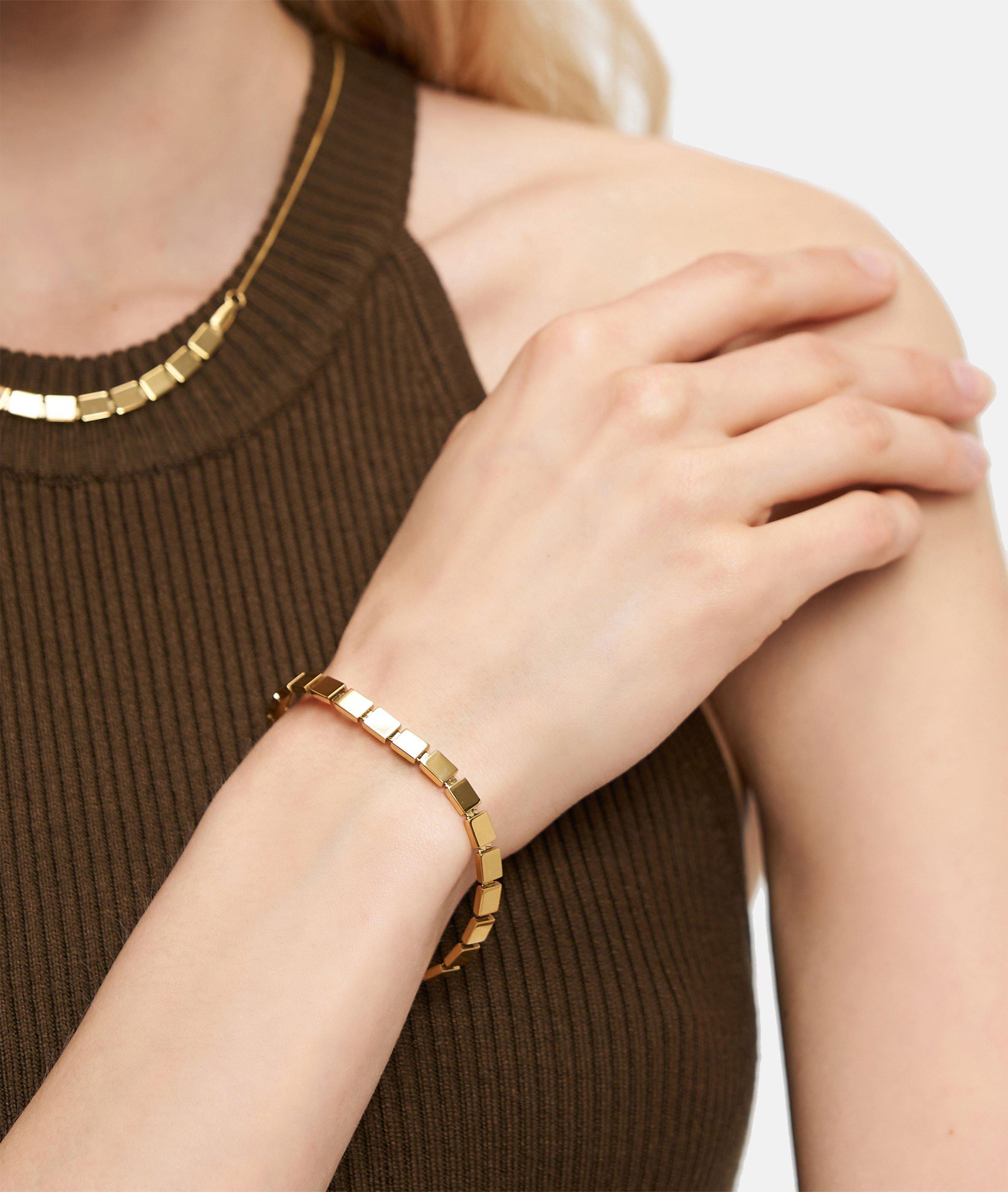 Armband in goud, zilver & roségoud