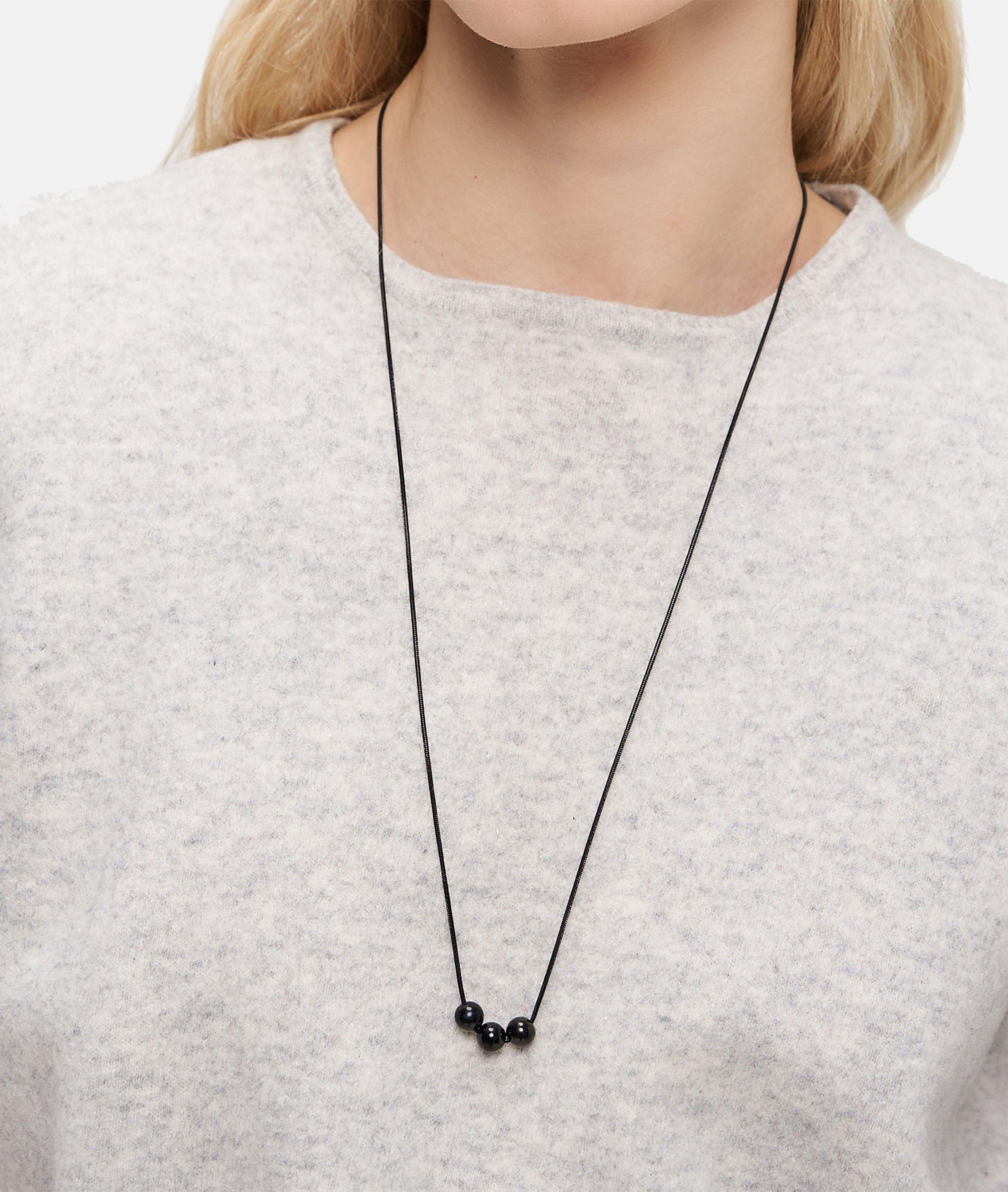 Ketting in zwart, roségoud & goud