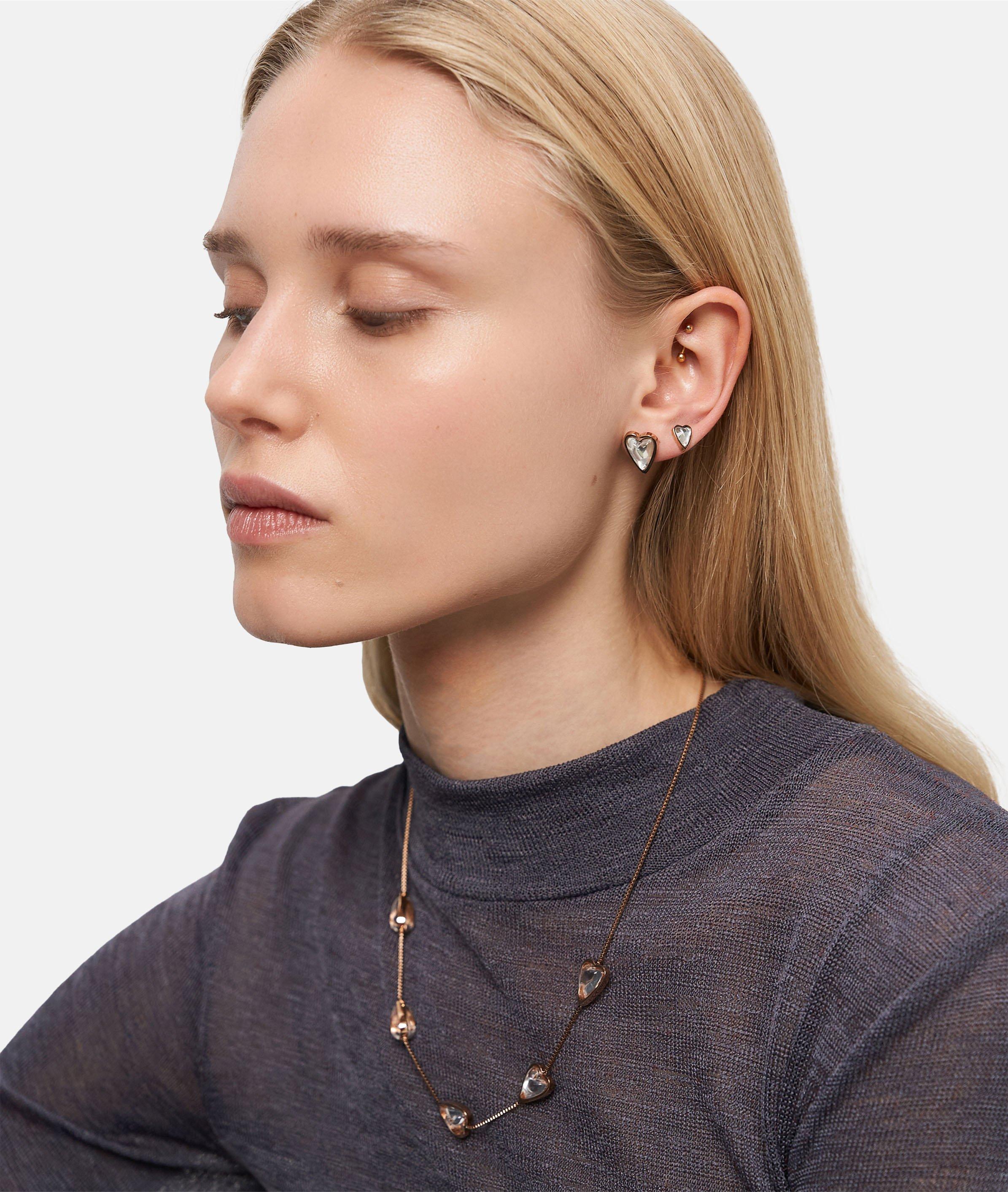 Oorbellen in roségoud, goud & zilver