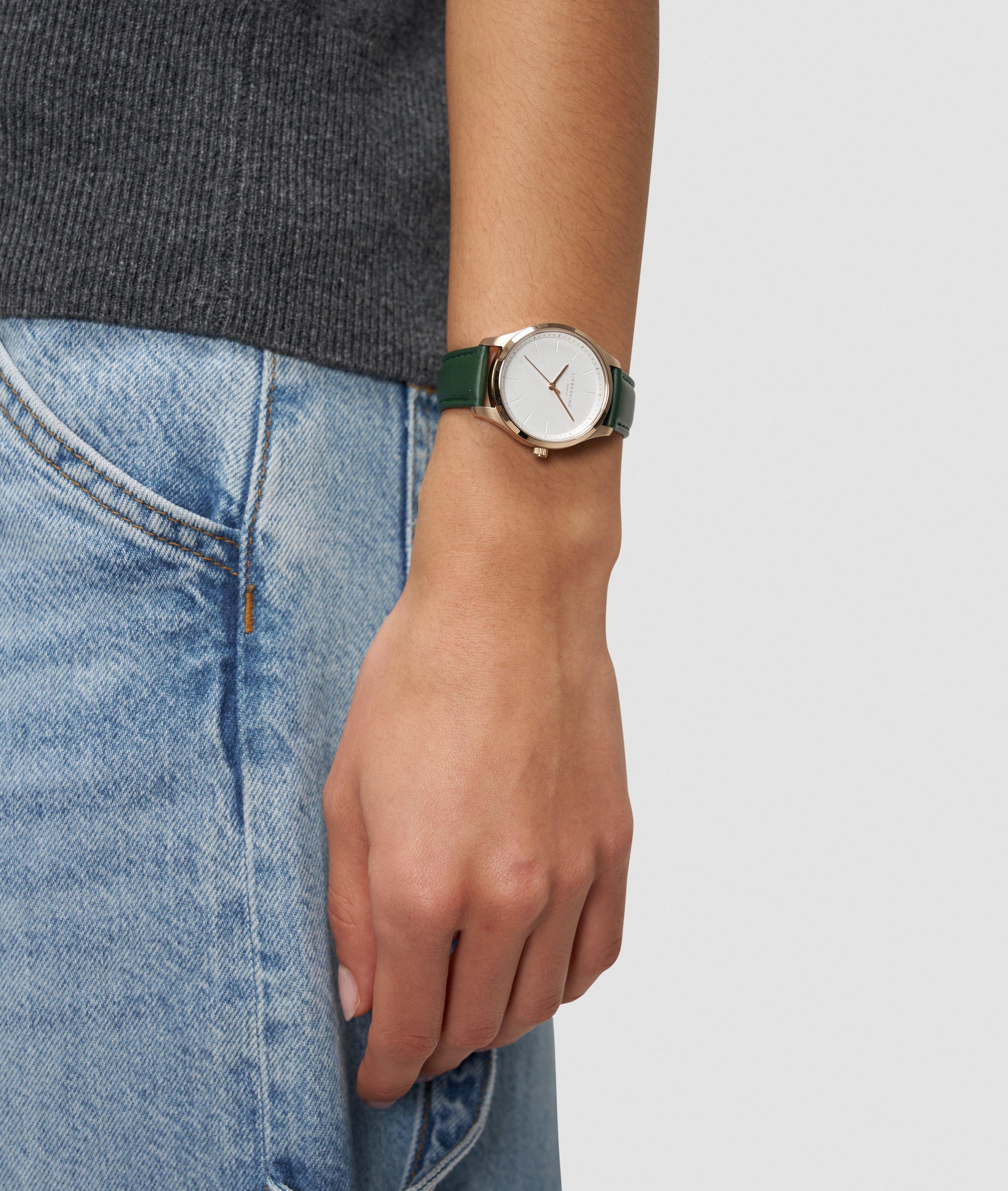 Klok in roségoud, goud & goud