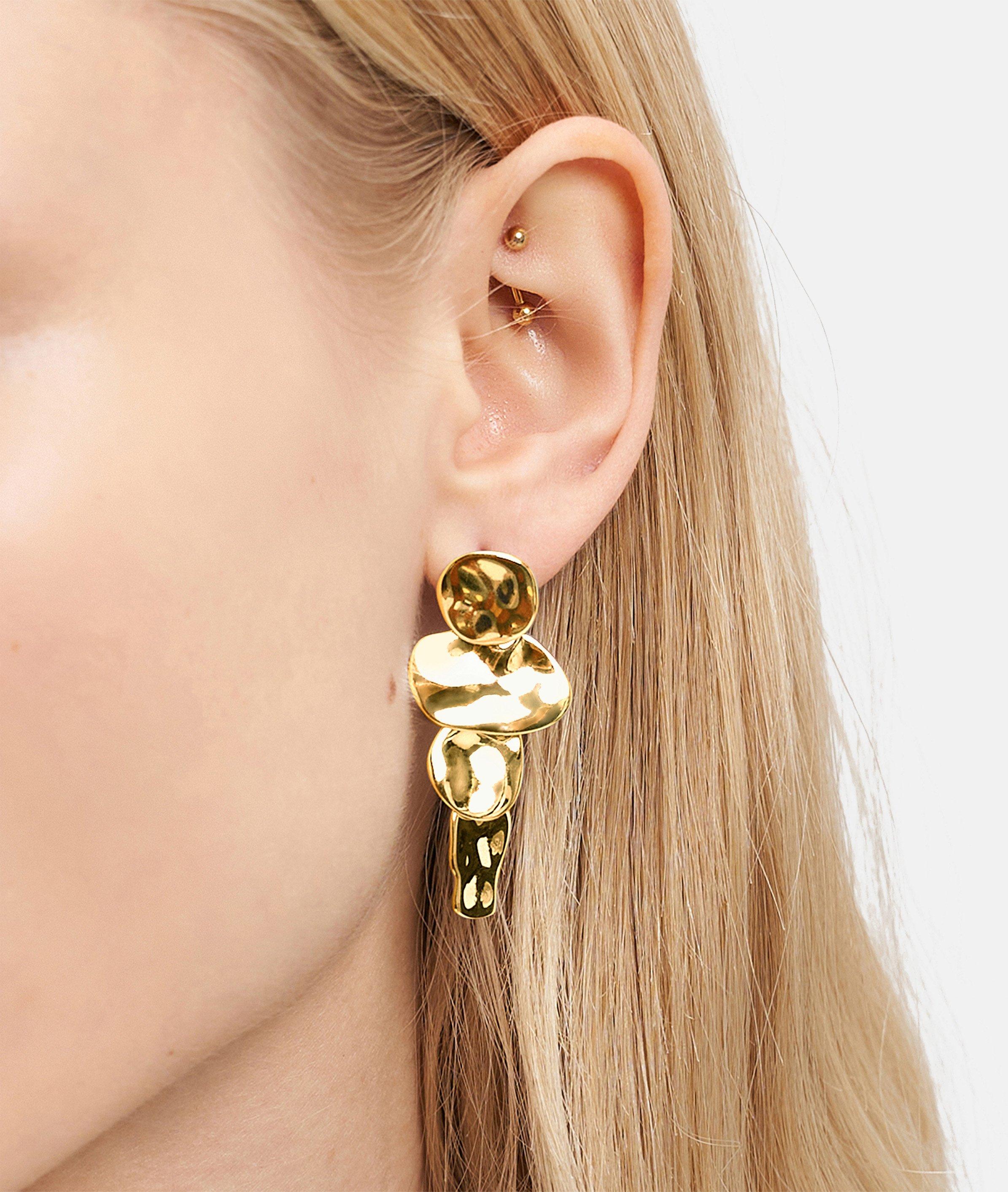 Oorbellen in goud & zilver