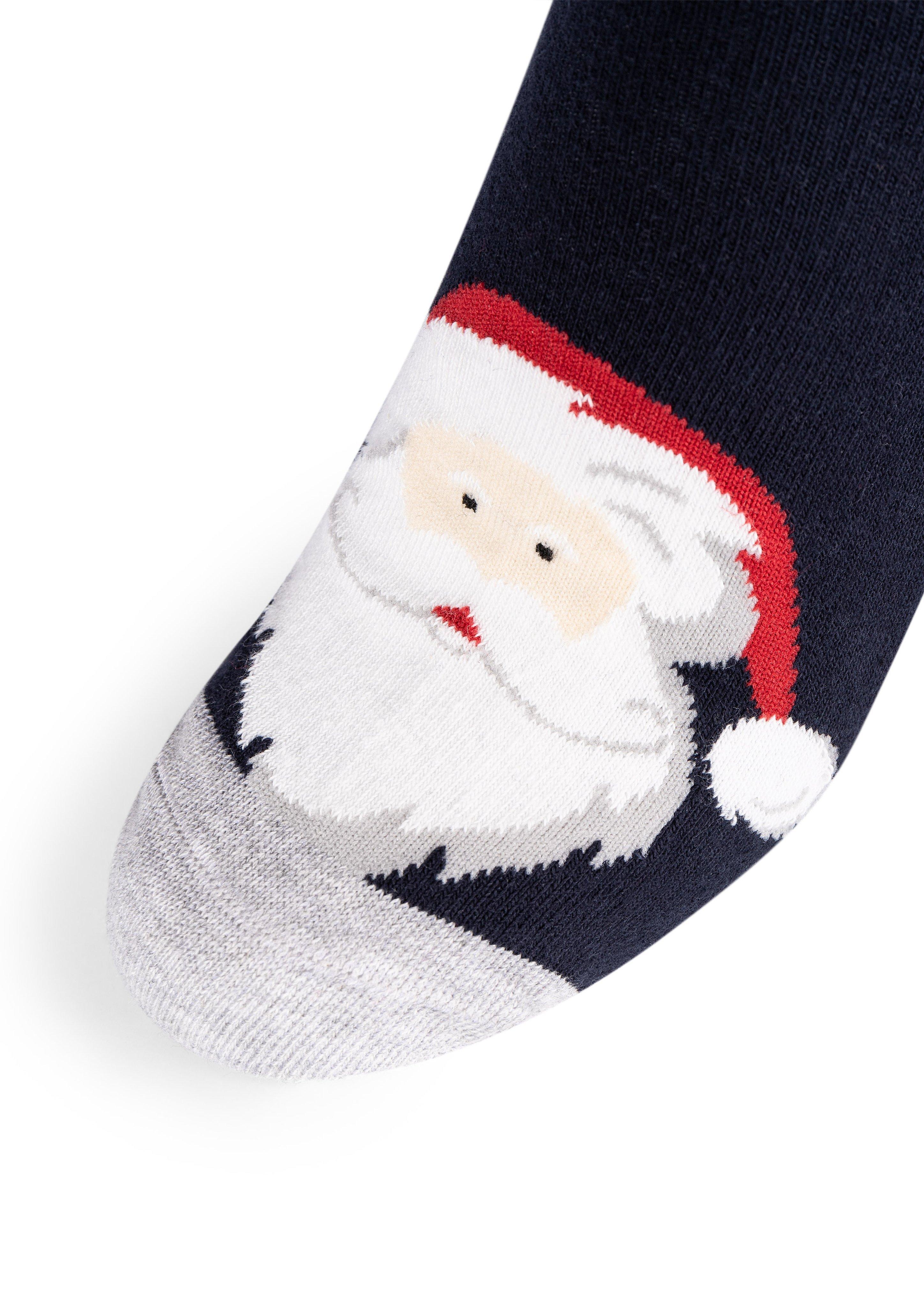 Unisex Weihnachtssocken im 2er-Pack