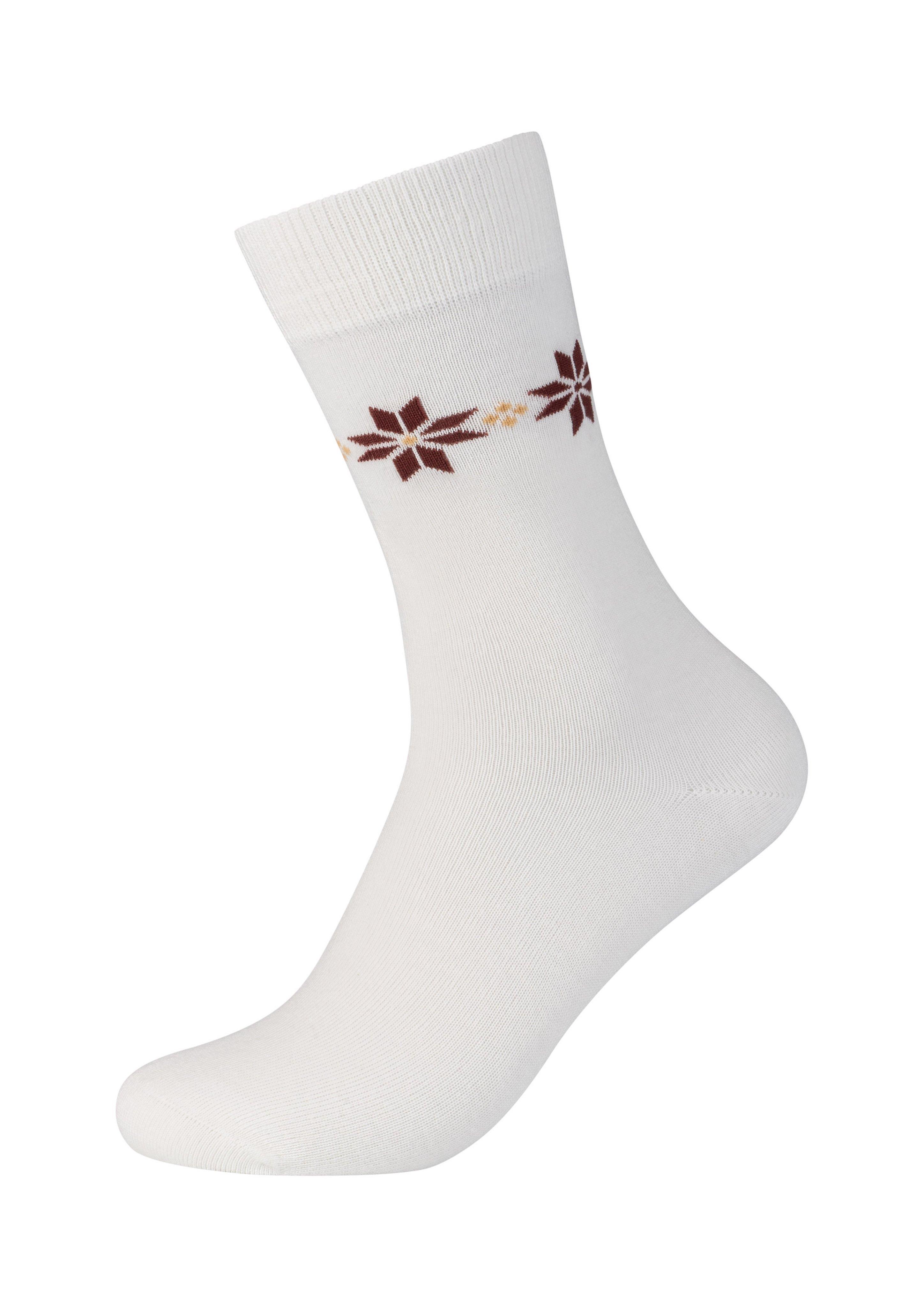 Femmes Chaussettes de Noël unisexes en pack de 2 en brun de s.Oliver