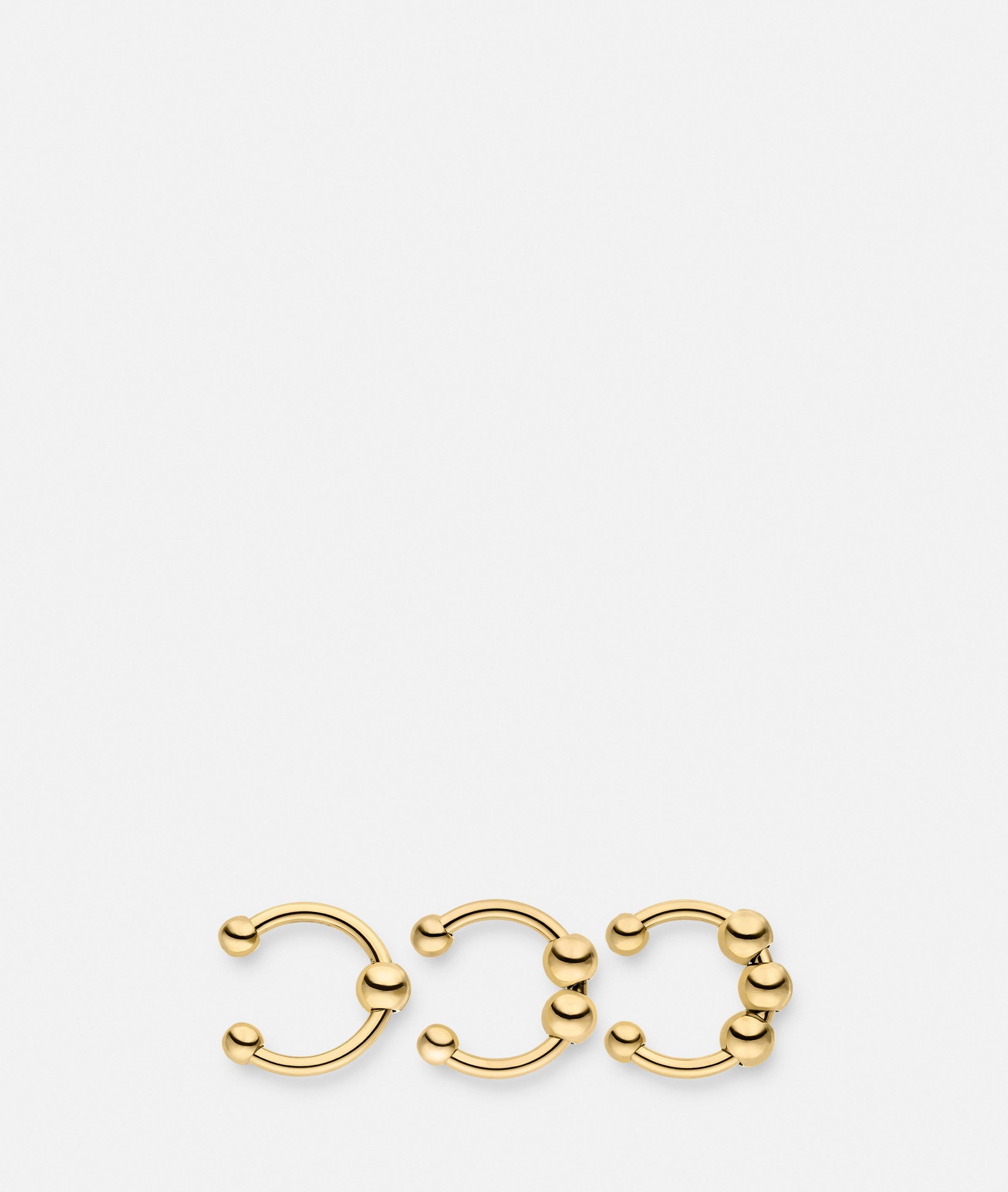 Earcuff-Set in gold & silber