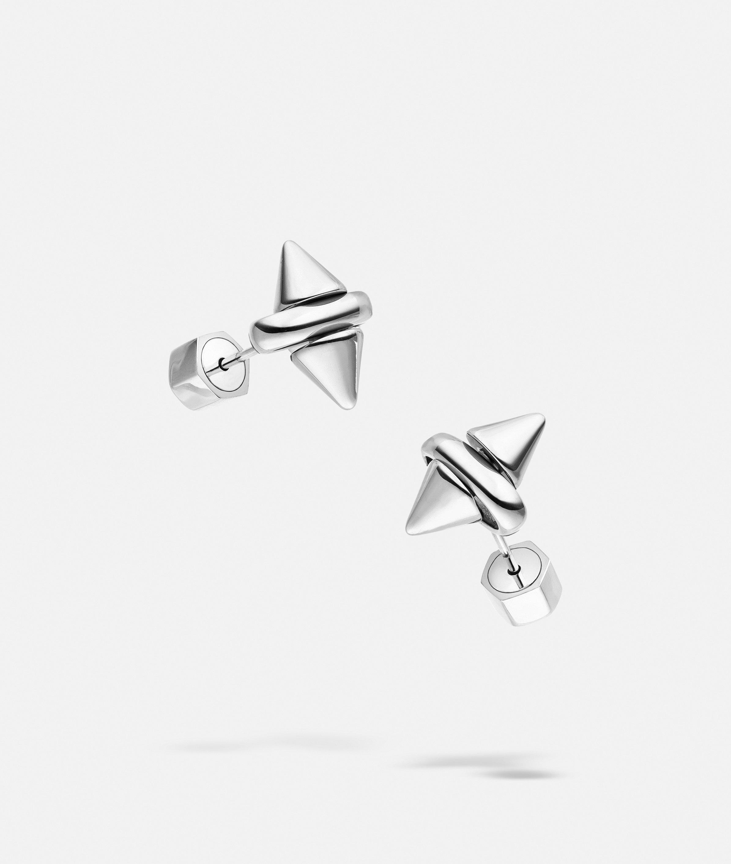 Ohrstecker in silber & gold