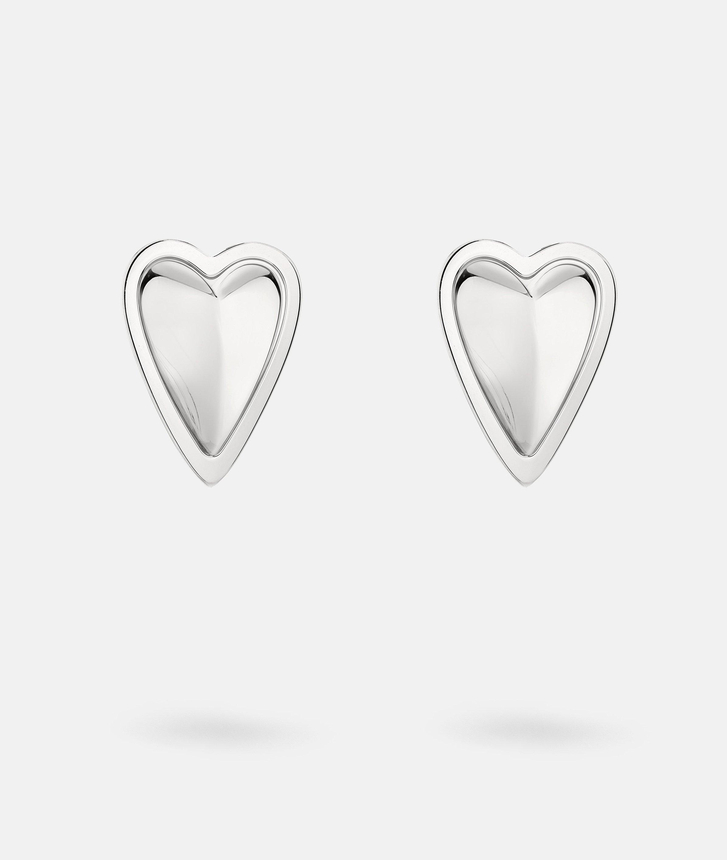 Ohrstecker in silber, schwarz, rosé & gold