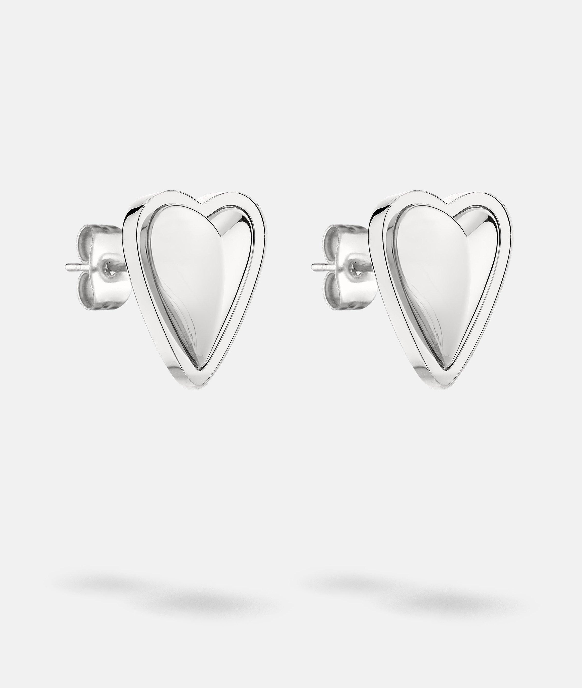 Ohrstecker in silber, schwarz, rosé & gold