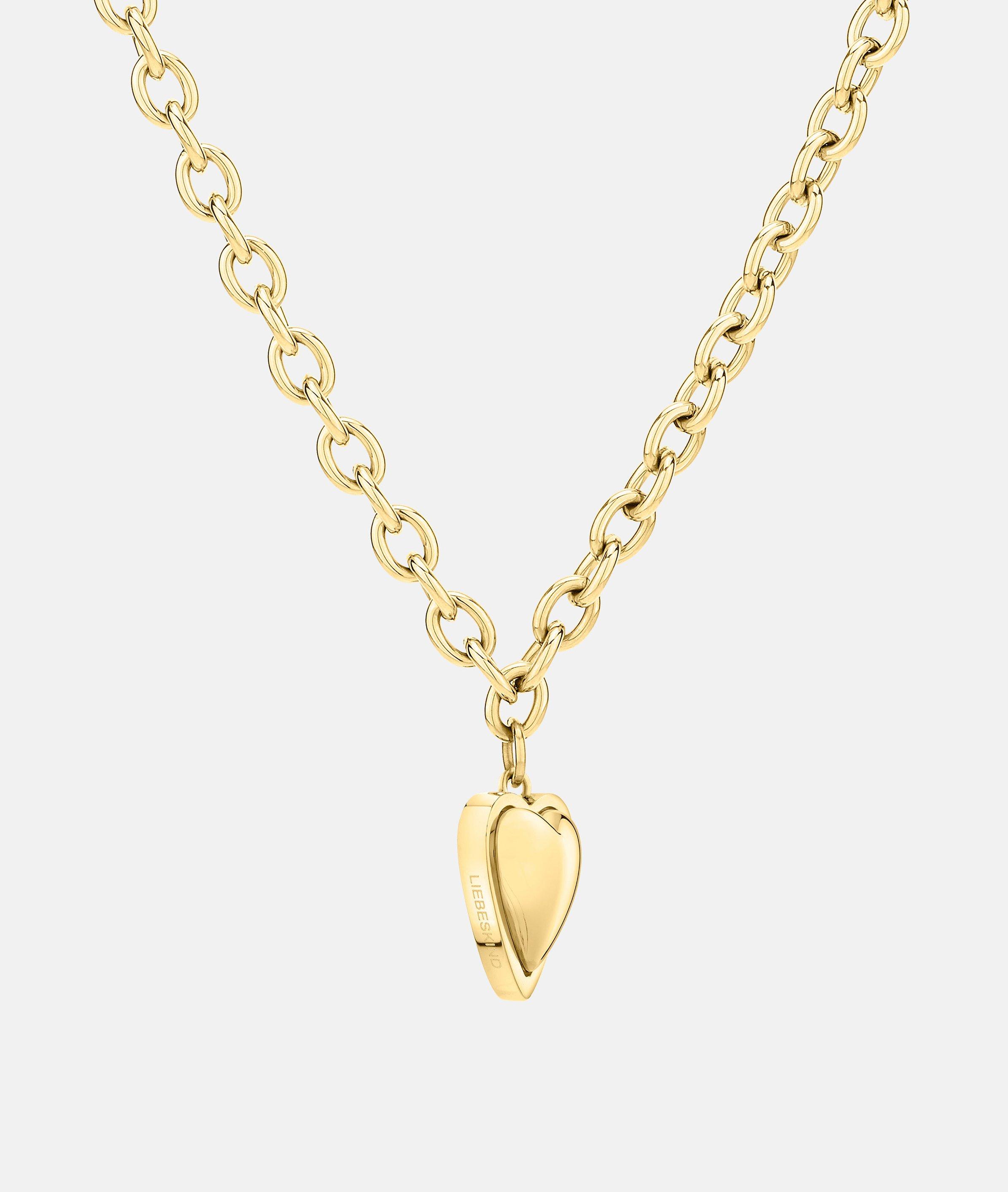 Halskette in gold, silber, gold & rosé