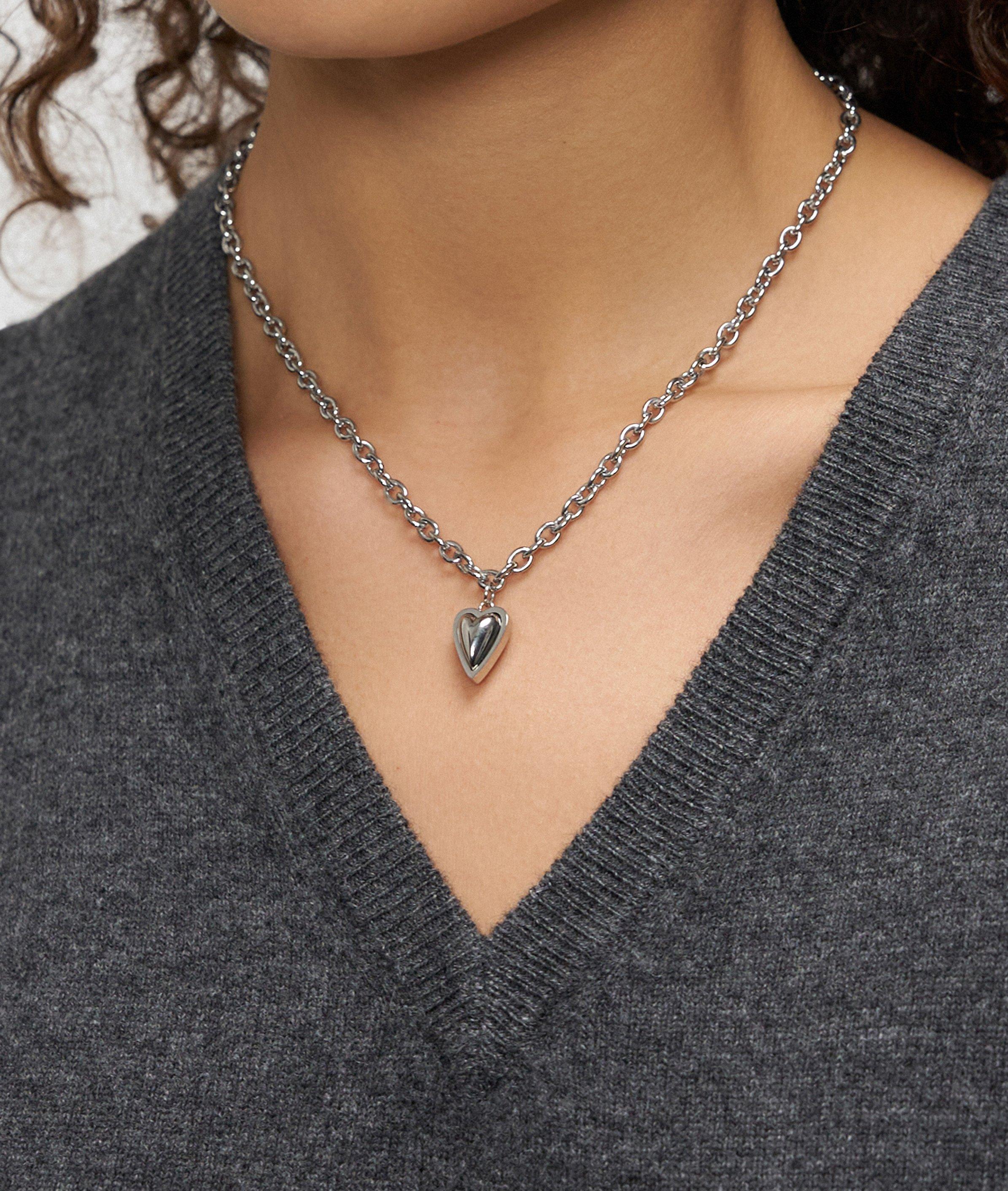 Halskette in silber, gold, rosé & gold